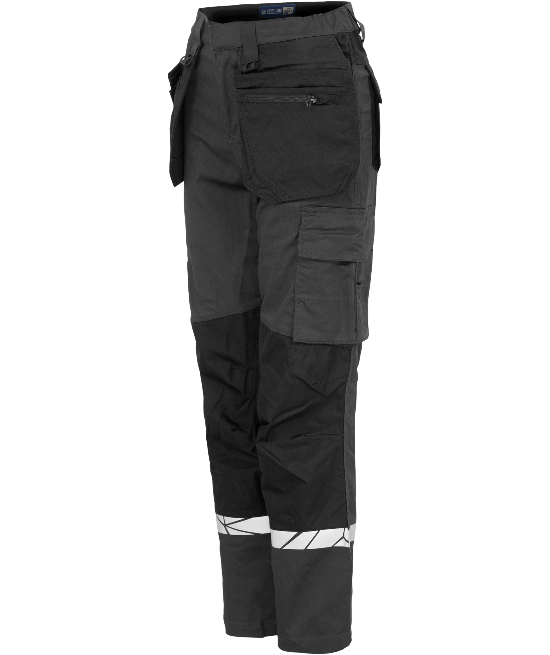 ProJob women's craftsman trousers 7513, Grey/Black, large image number 4