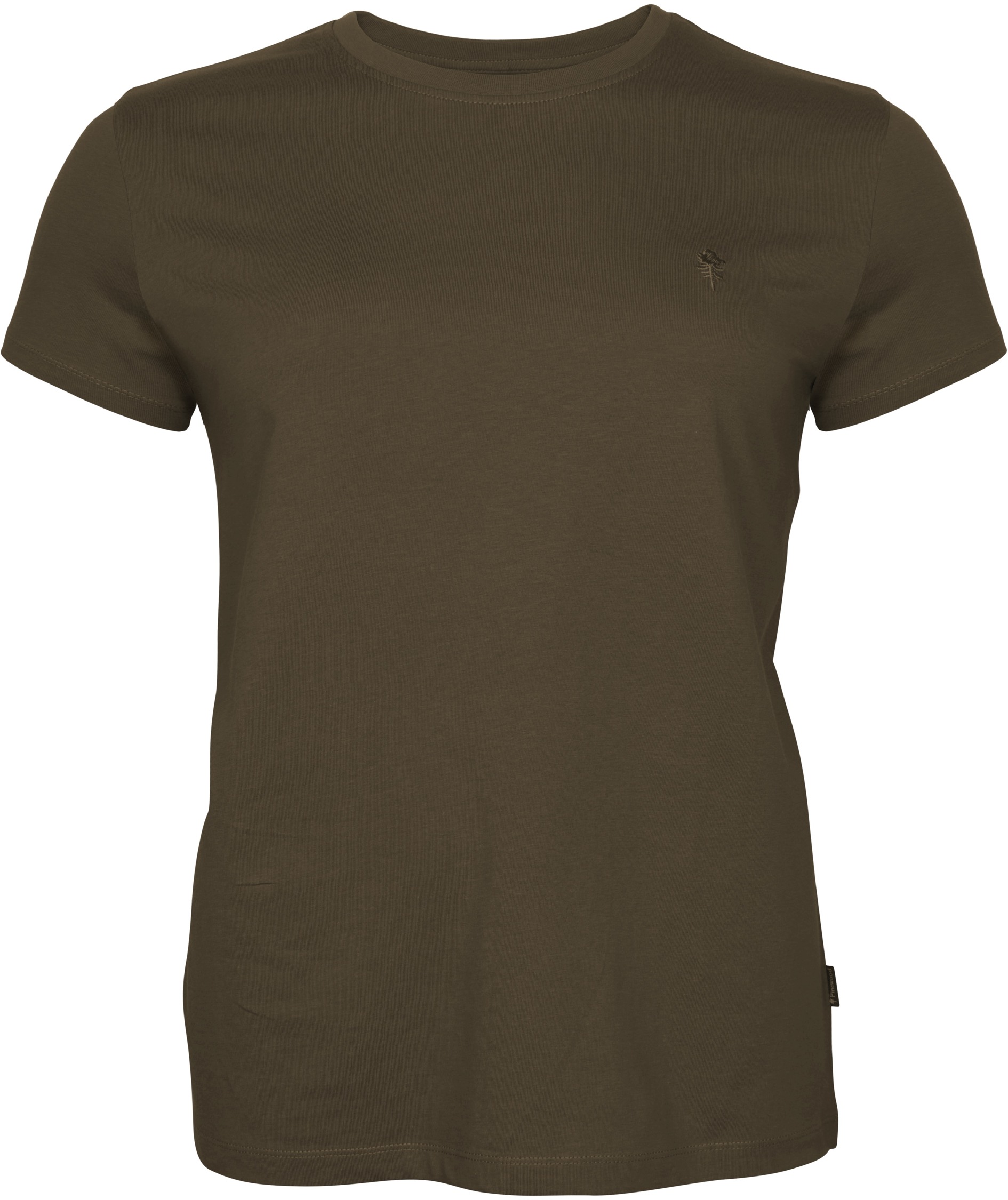 Pinewood 3-pak dame T-shirt, Green/Hunting Brown/Khaki, large image number 5