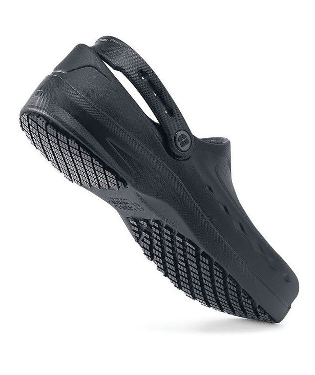 Shoes For Crews Zinc clogs med h&auml;lrem OB, Svart, large image number 6