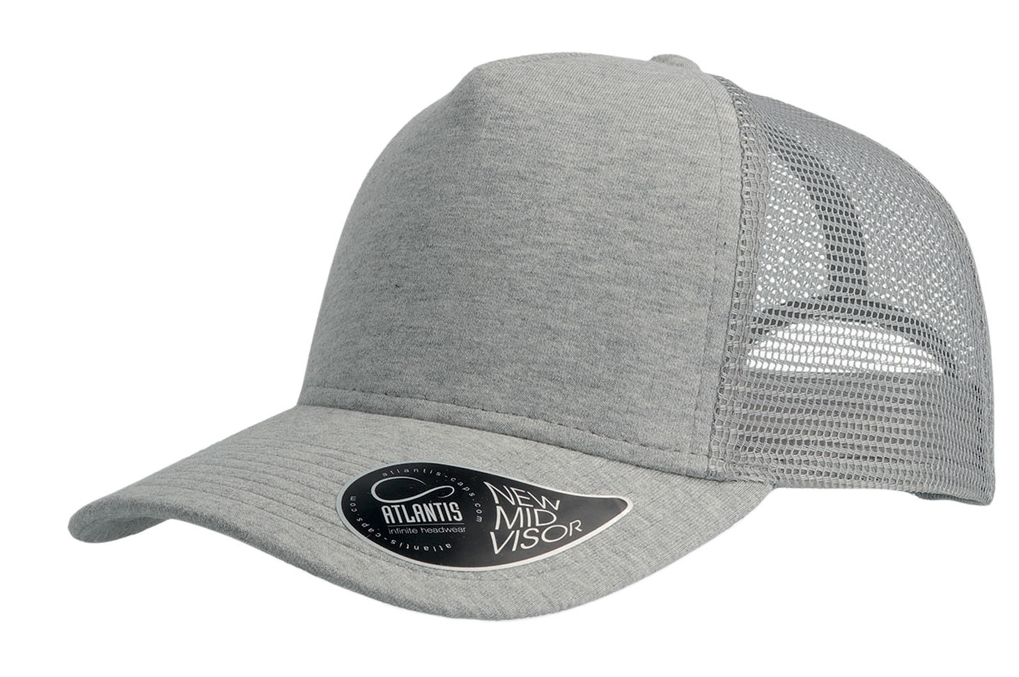 Atlantis Trucker Rapper jersey kep, Light Grey, Light Grey, swatch