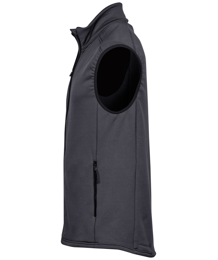 Tee Jays Stretch fleece bodywarmer, Dark Grey, large image number 3