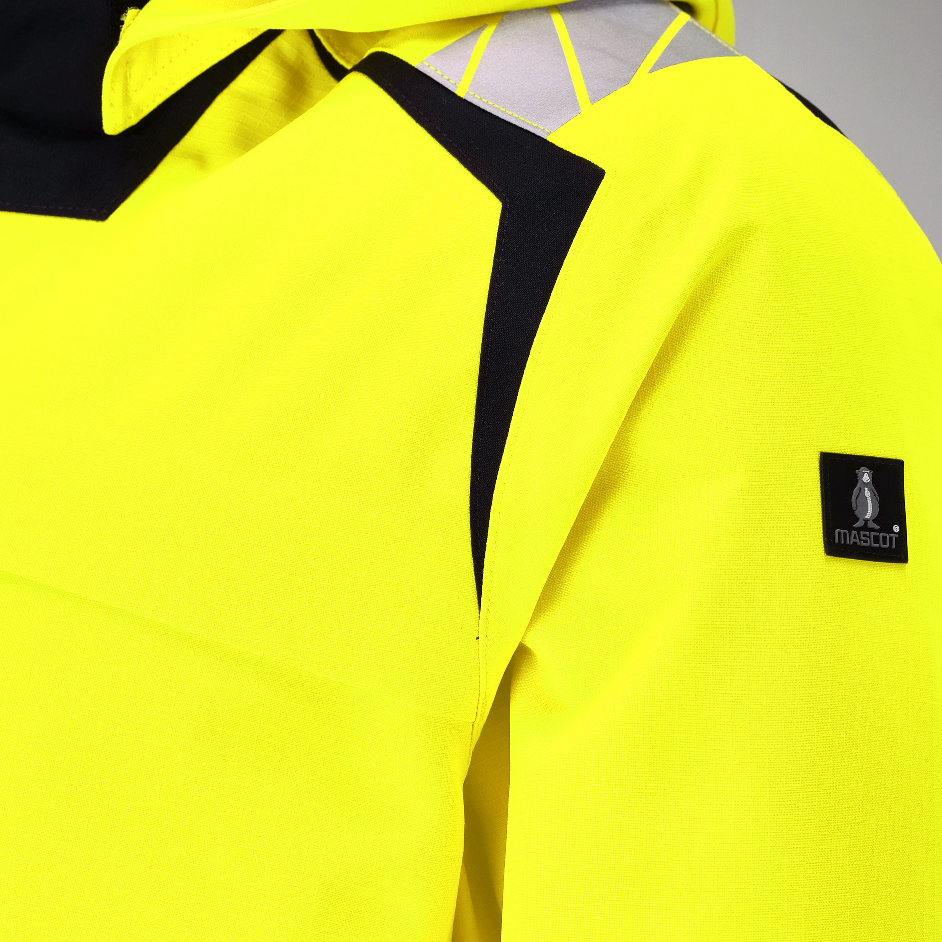 Mascot Accelerate Safe vinterjakke, Sort/Hi-Vis Gul, large image number 5