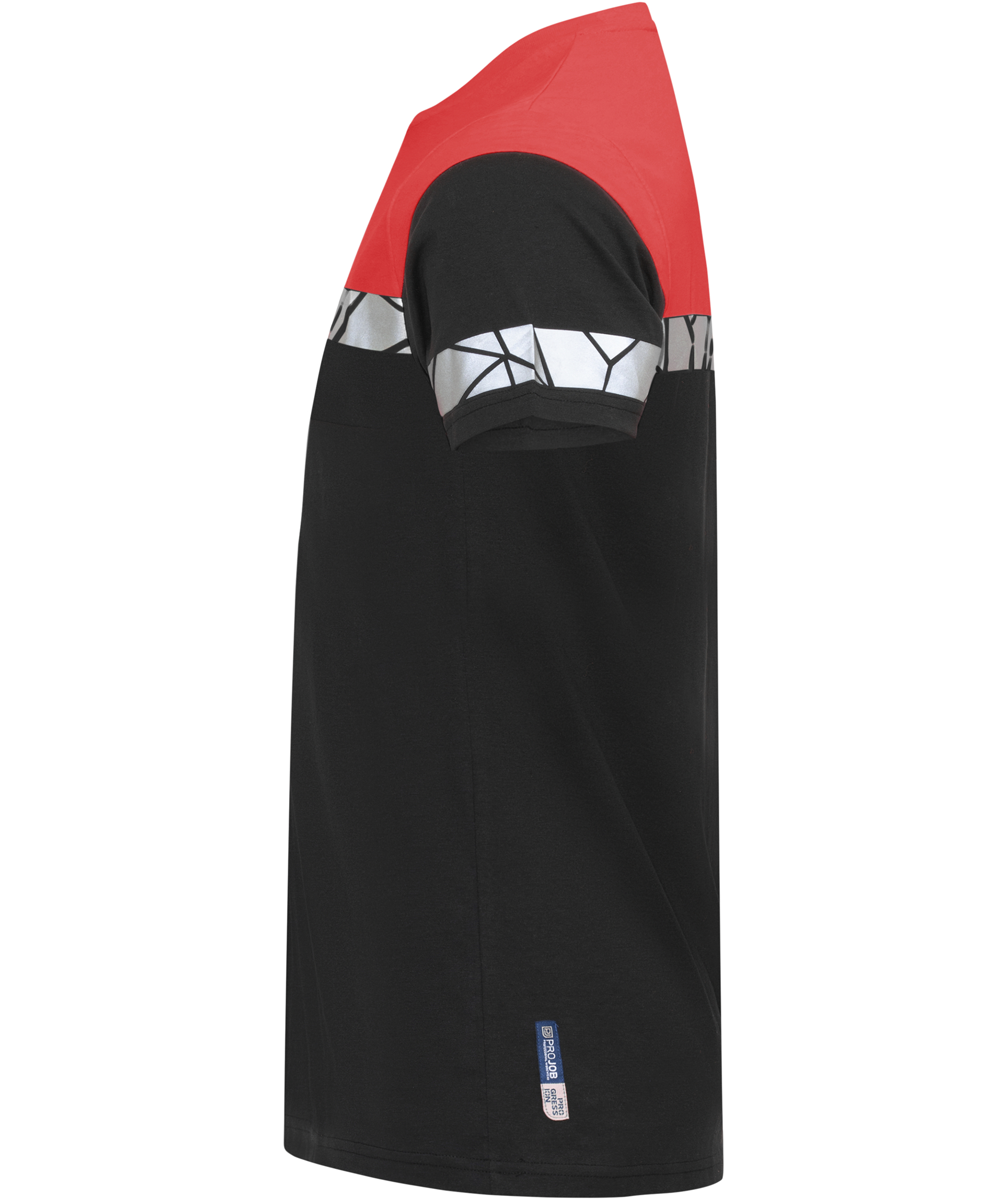 ProJob T-shirt 7001, Black/Red, large image number 3