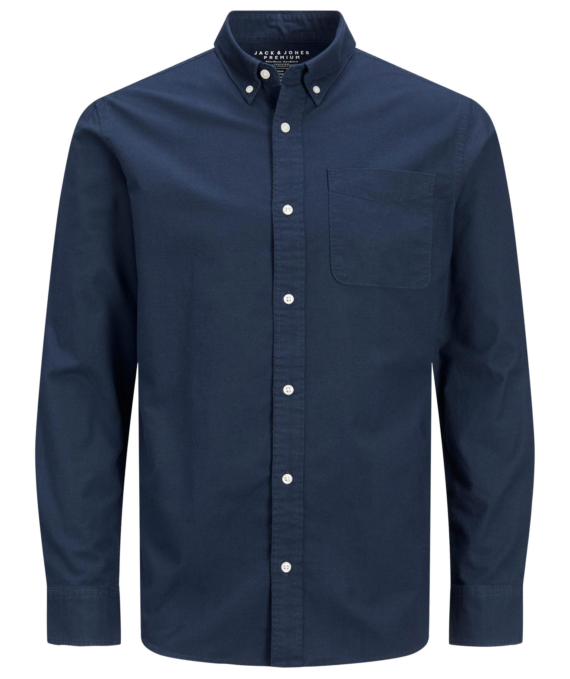 Jack & Jones Premium JPRBROOK Slim fit Oxford skjorta, Navy Blazer, Navy Blazer, swatch
