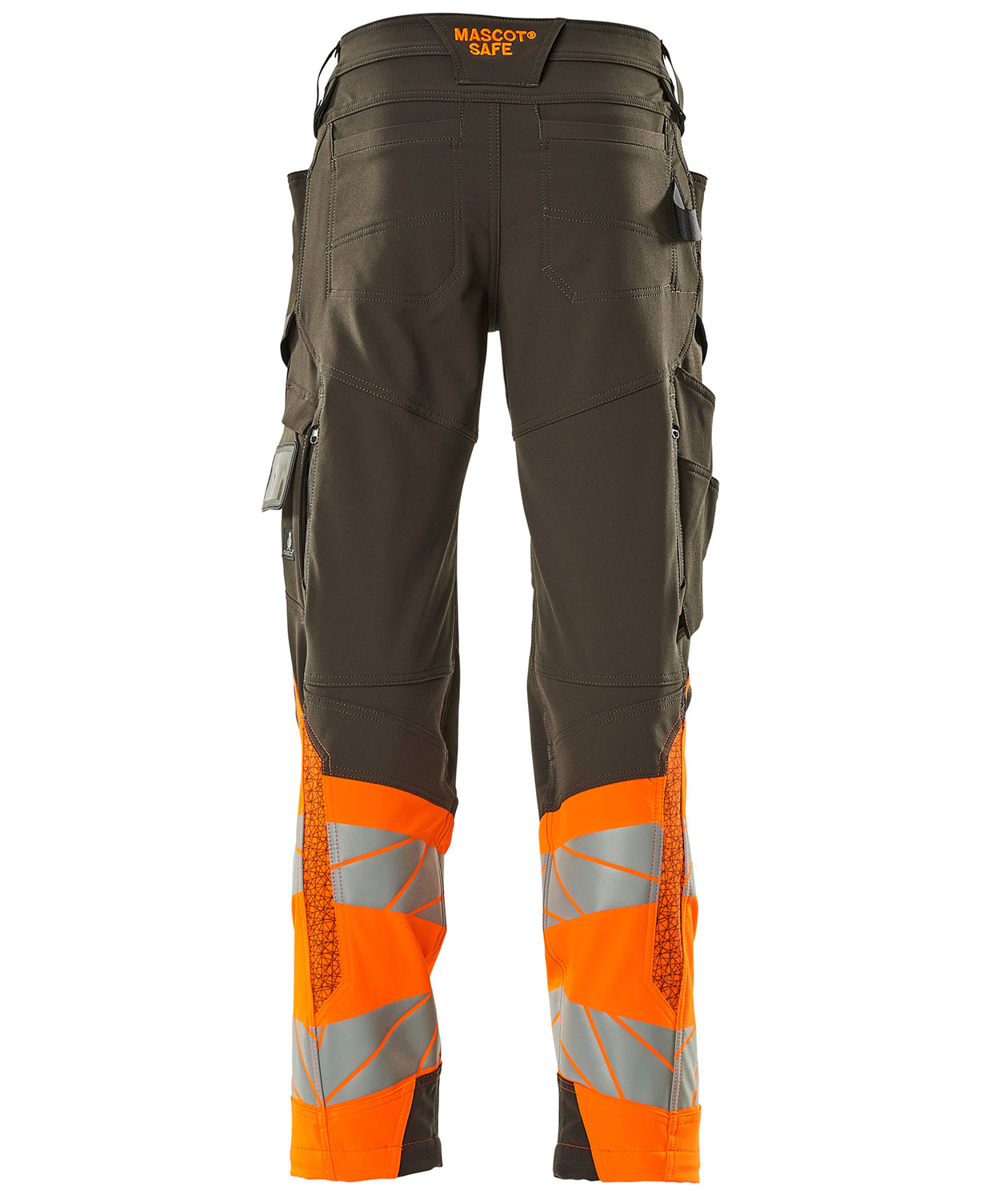 Mascot Accelerate Safe arbetsbyxa full stretch, M&ouml;rk antracit/Hi-vis orange, large image number 1