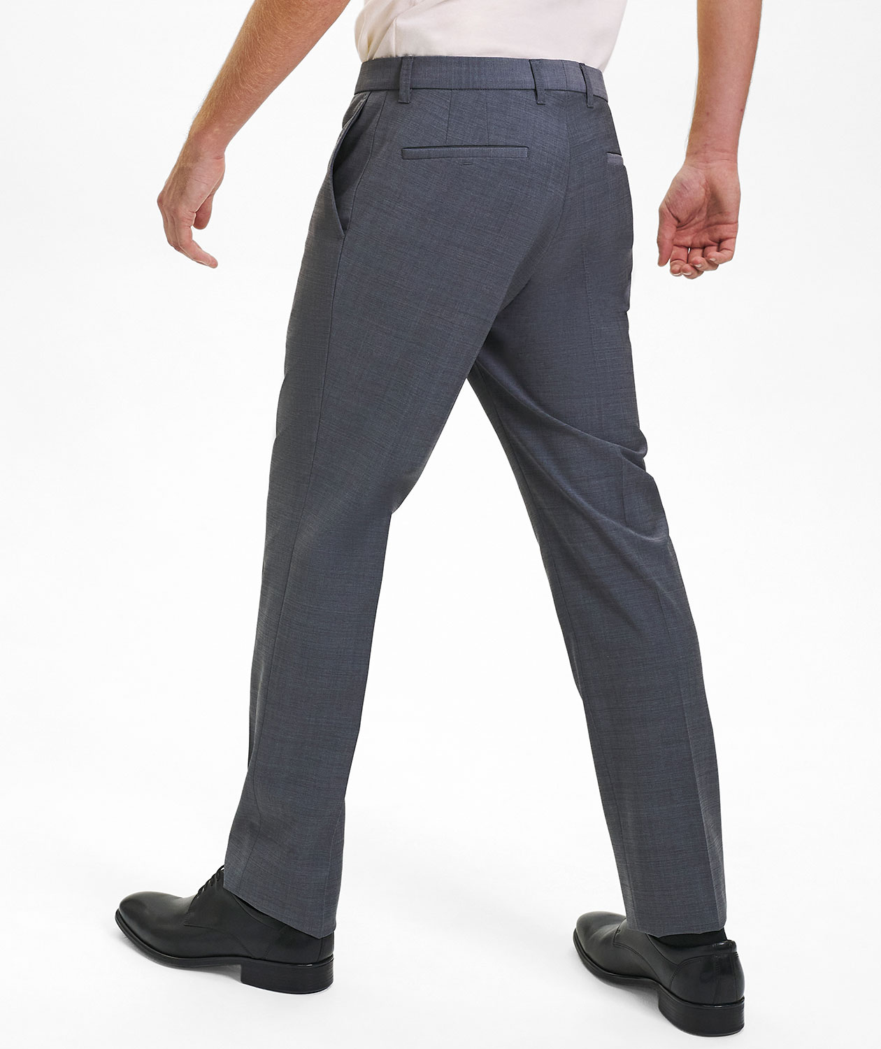 Sunwill Weft Stretch Modern fit ull byxa, Mellangr&aring;, large image number 3