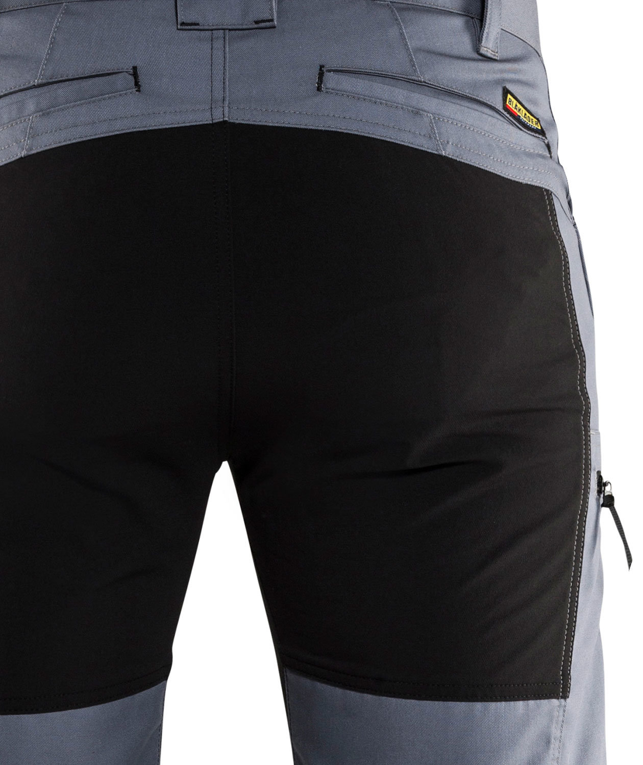 Bl&aring;kl&auml;der Unite servicebukser, Gr&aring;/Sort, large image number 4