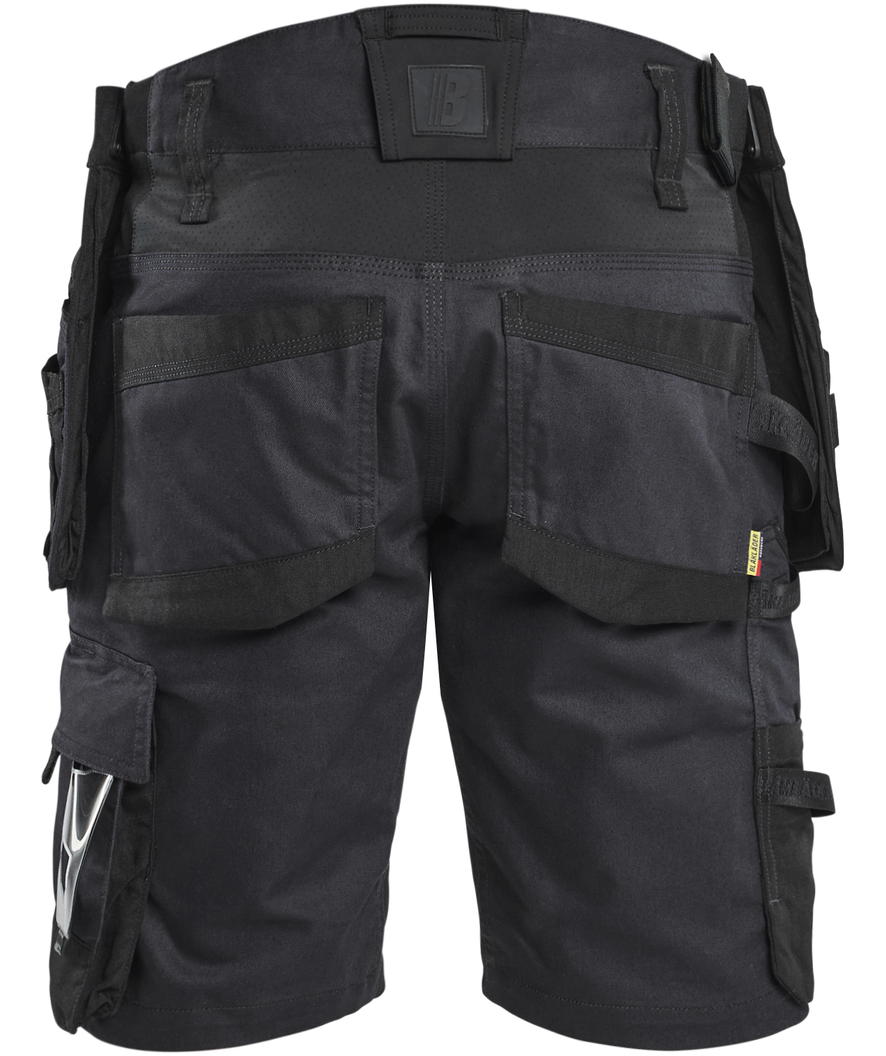 Bl&aring;kl&auml;der Striker hantverksshorts, Svart/Svart