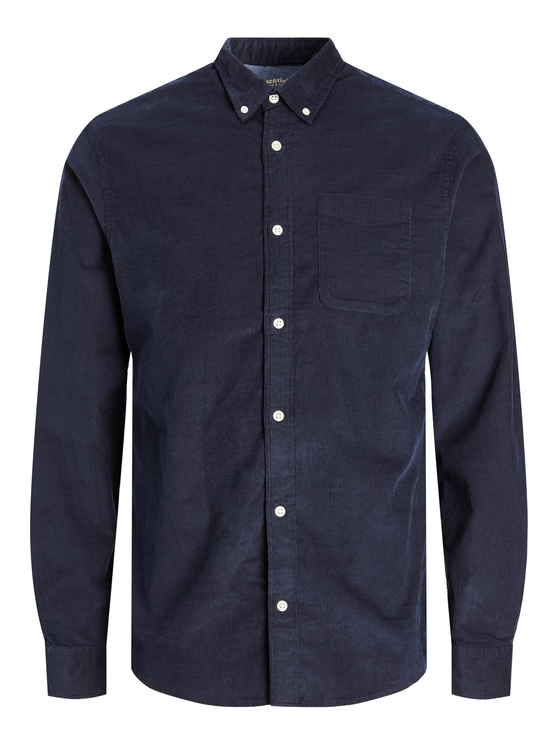 Jack & Jones JJECLASSIC CORD skjorte, Navy Blazer
