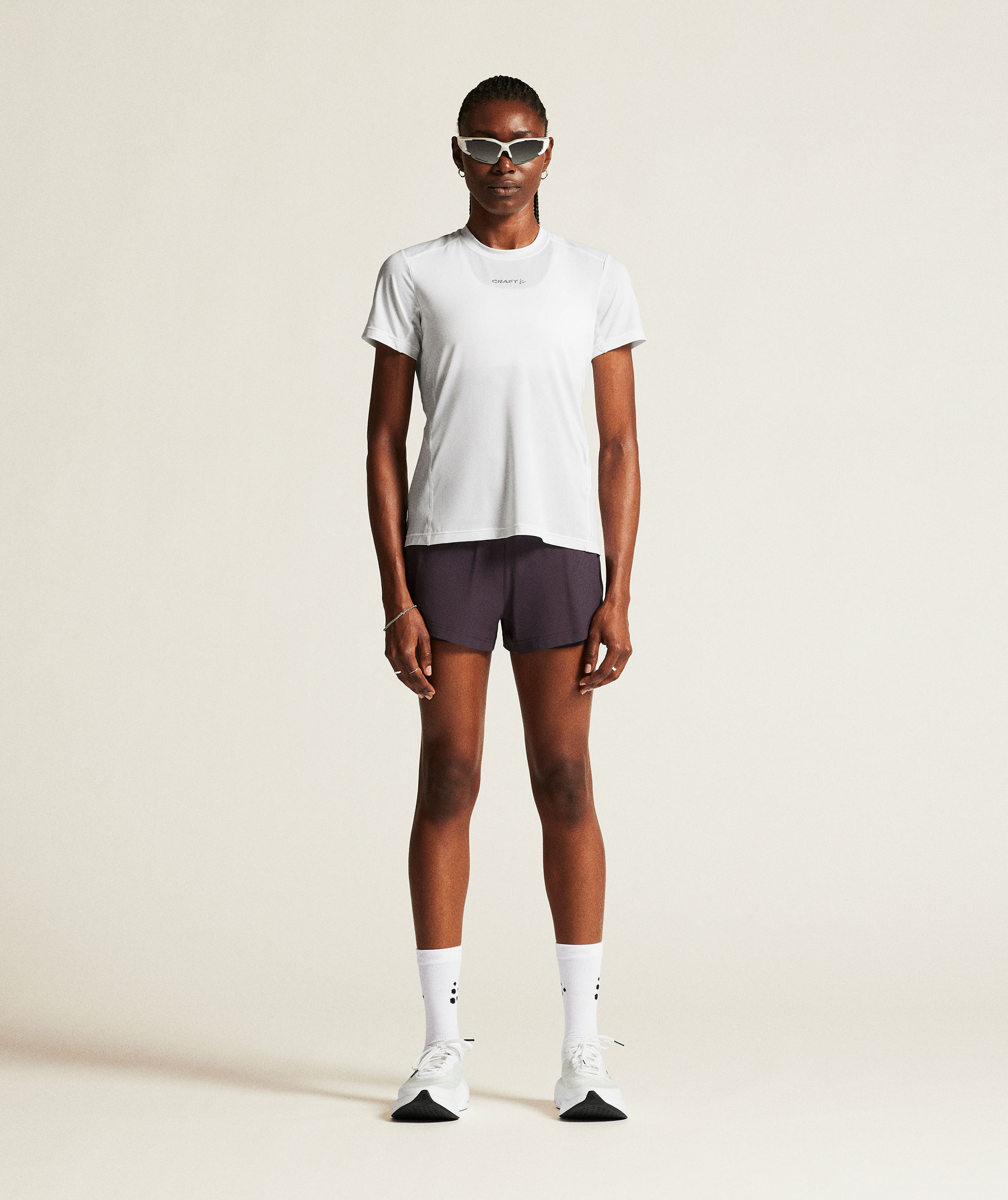 Craft ADV Essence dame T-shirt 2, White 