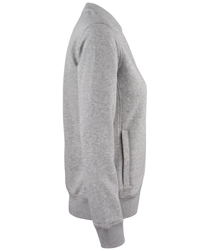 Clique Premium OC cardigan dam, Gr&aring; Melange, large image number 2