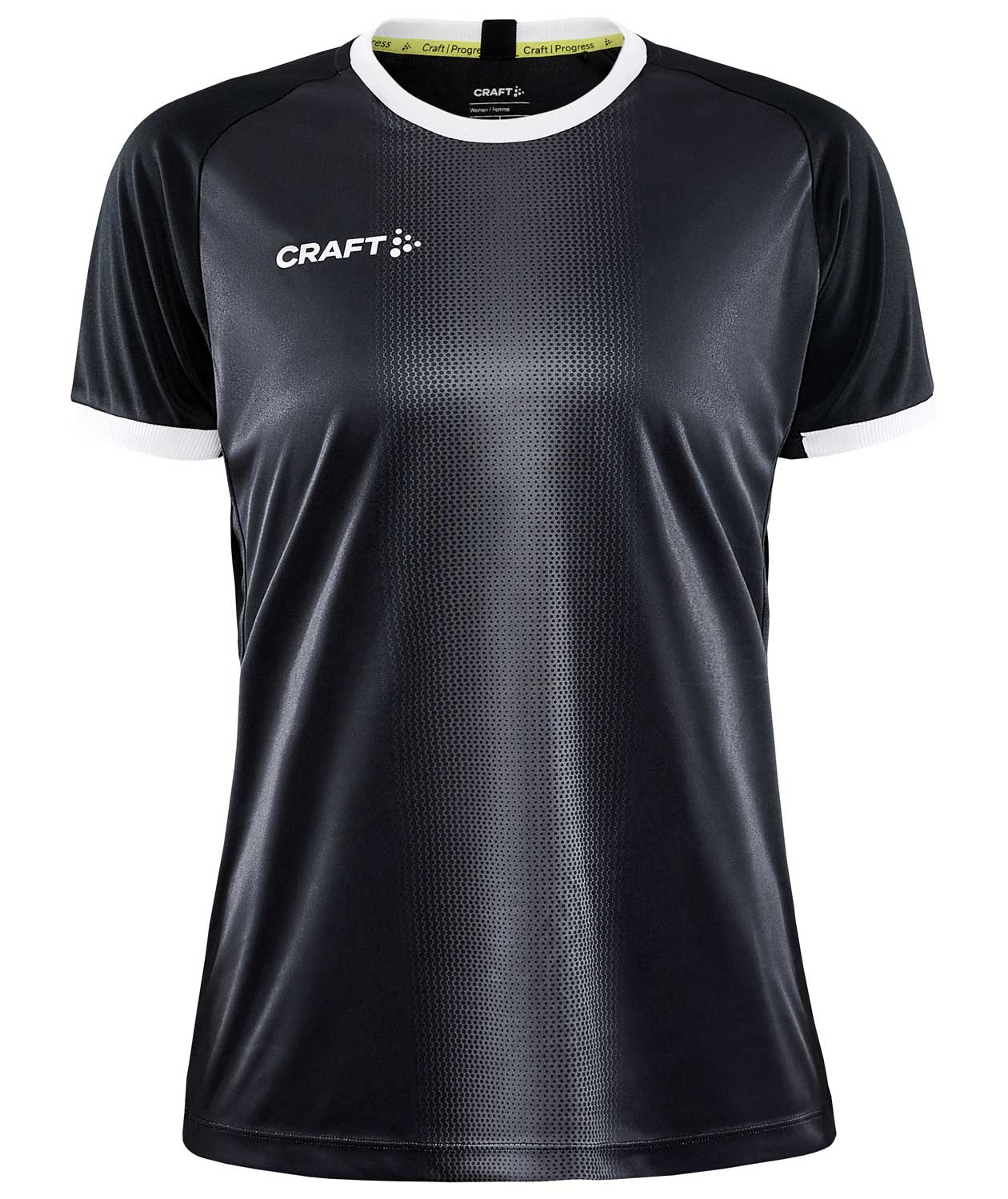 Craft Progress 2.0 Graphic Jersey Damen T-Shirt, Schwarz/Wei&szlig;, Schwarz/Wei&szlig;, swatch