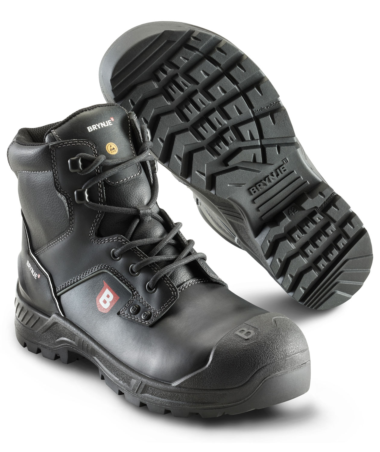 Brynje B-dry Outdoor Low Boot safety boots S3, Black