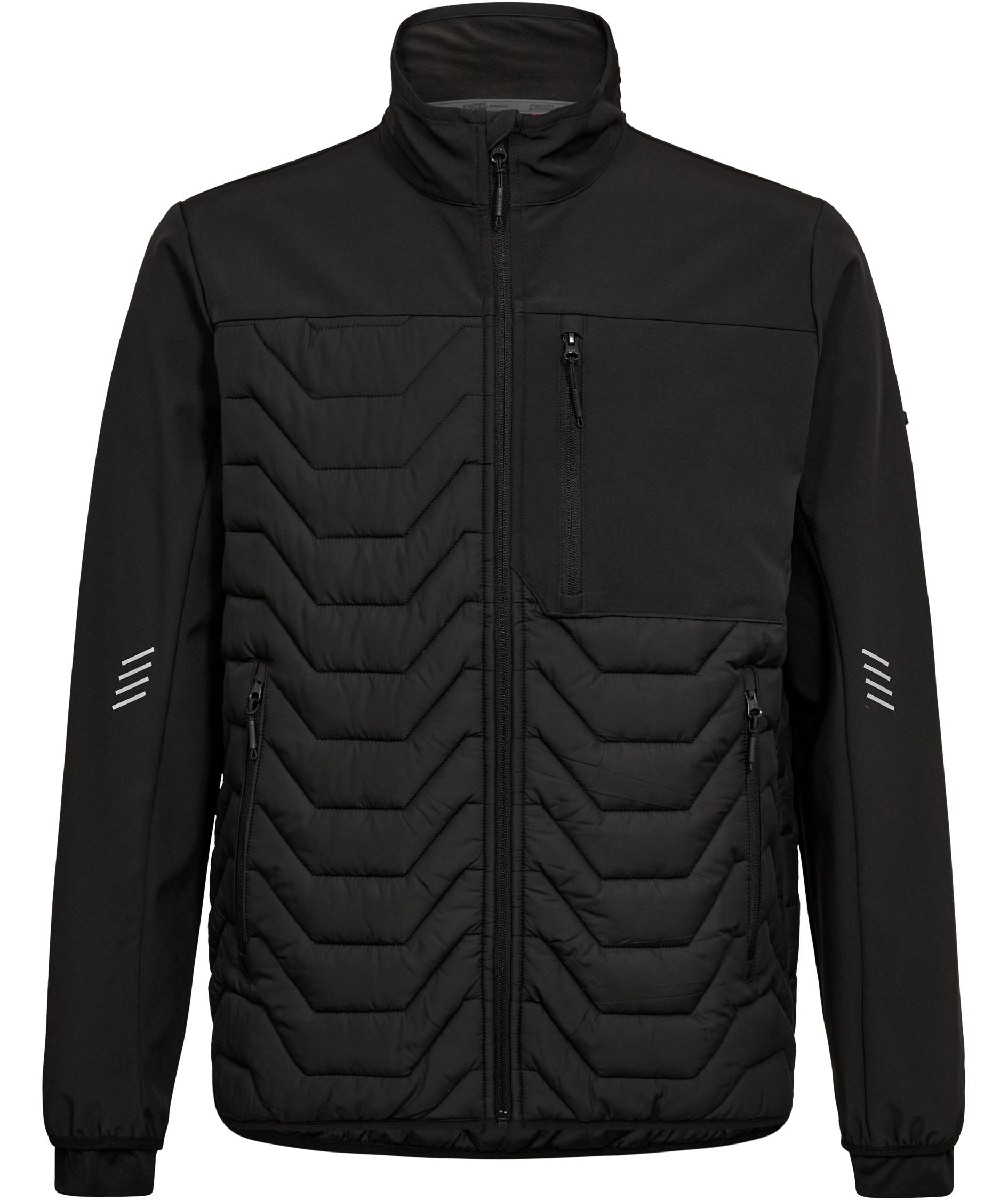 Engel Entire hybridjakke, Sort, Sort, swatch