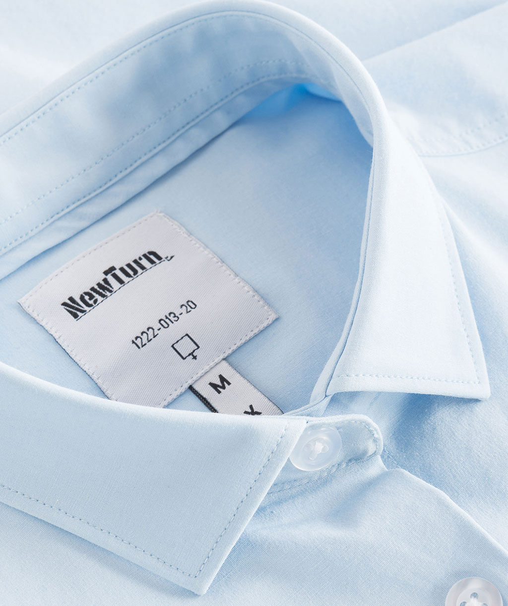 NewTurn Super Stretch Slim women's Slim fit shirt, Lightblue, large image number 3