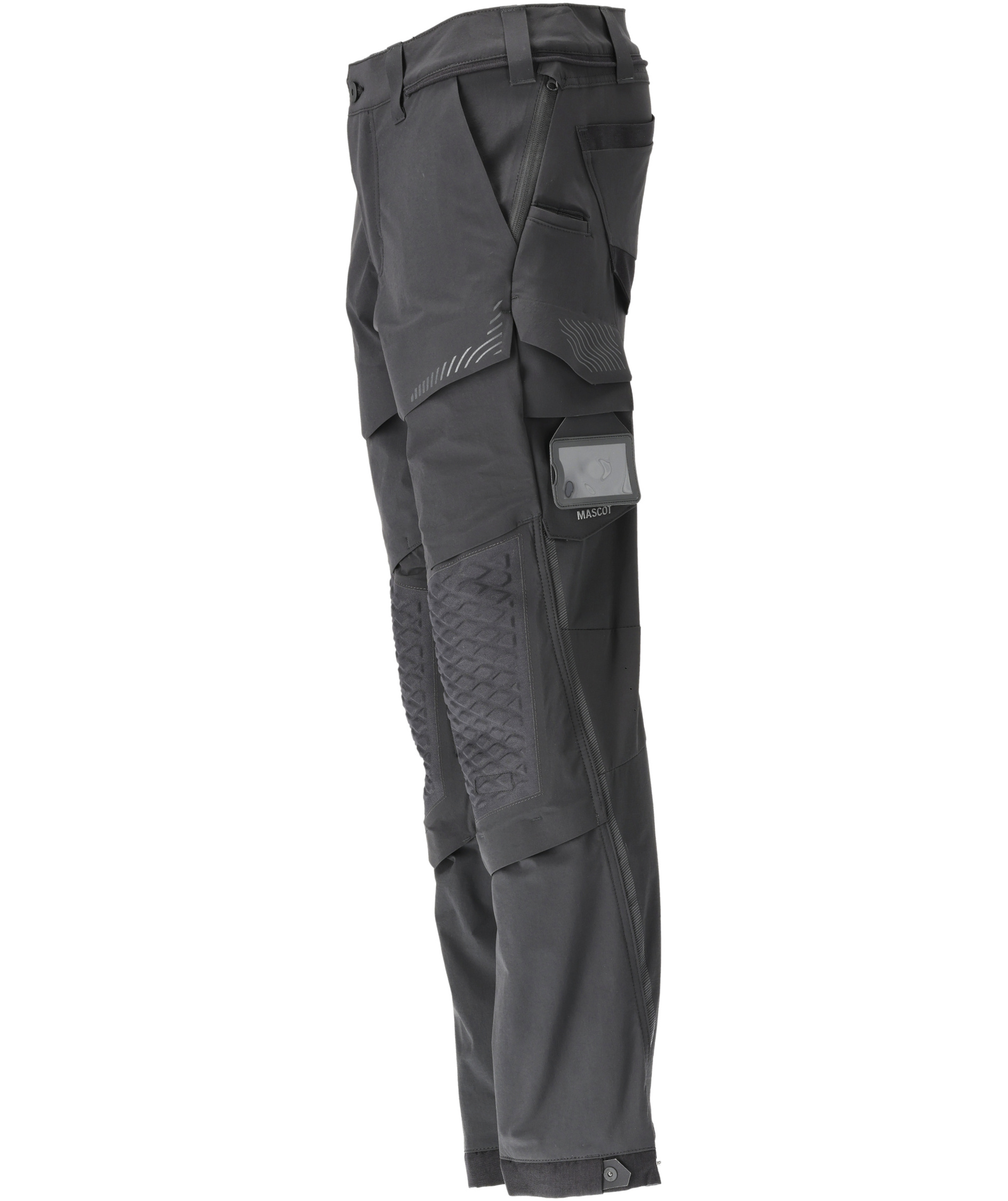 Mascot Customized arbeidsbukse full stretch, Svart, large image number 3