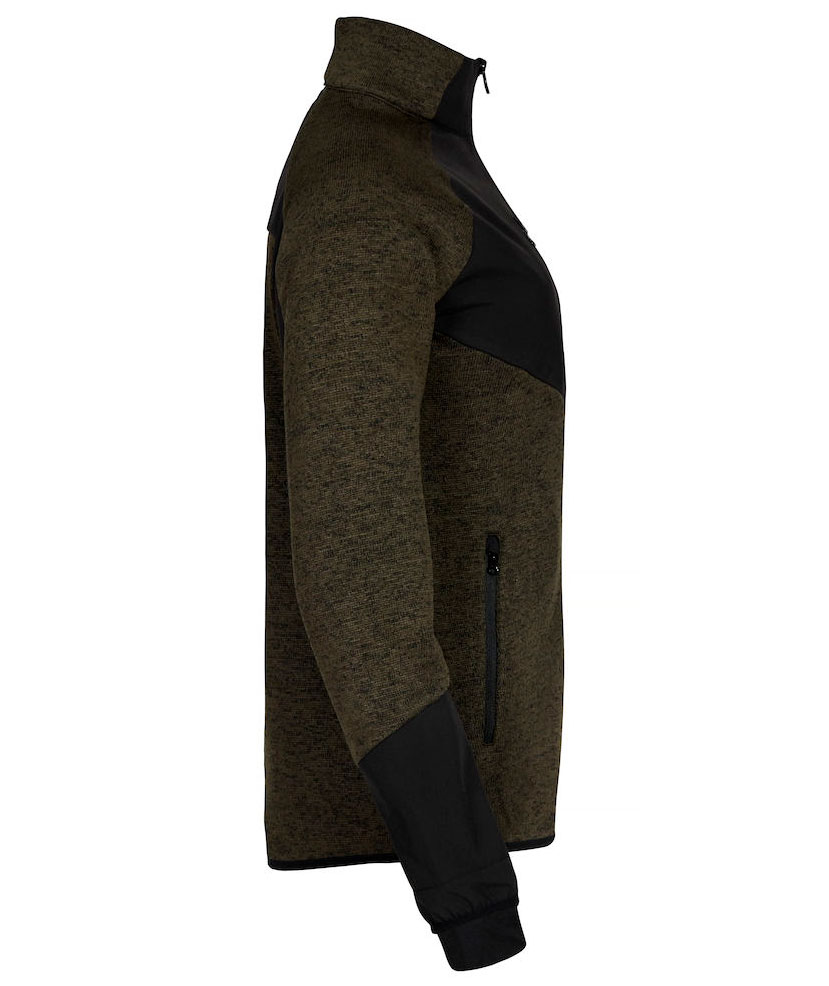 Clique Haines fleecejacka dam, Fog Green, large image number 3