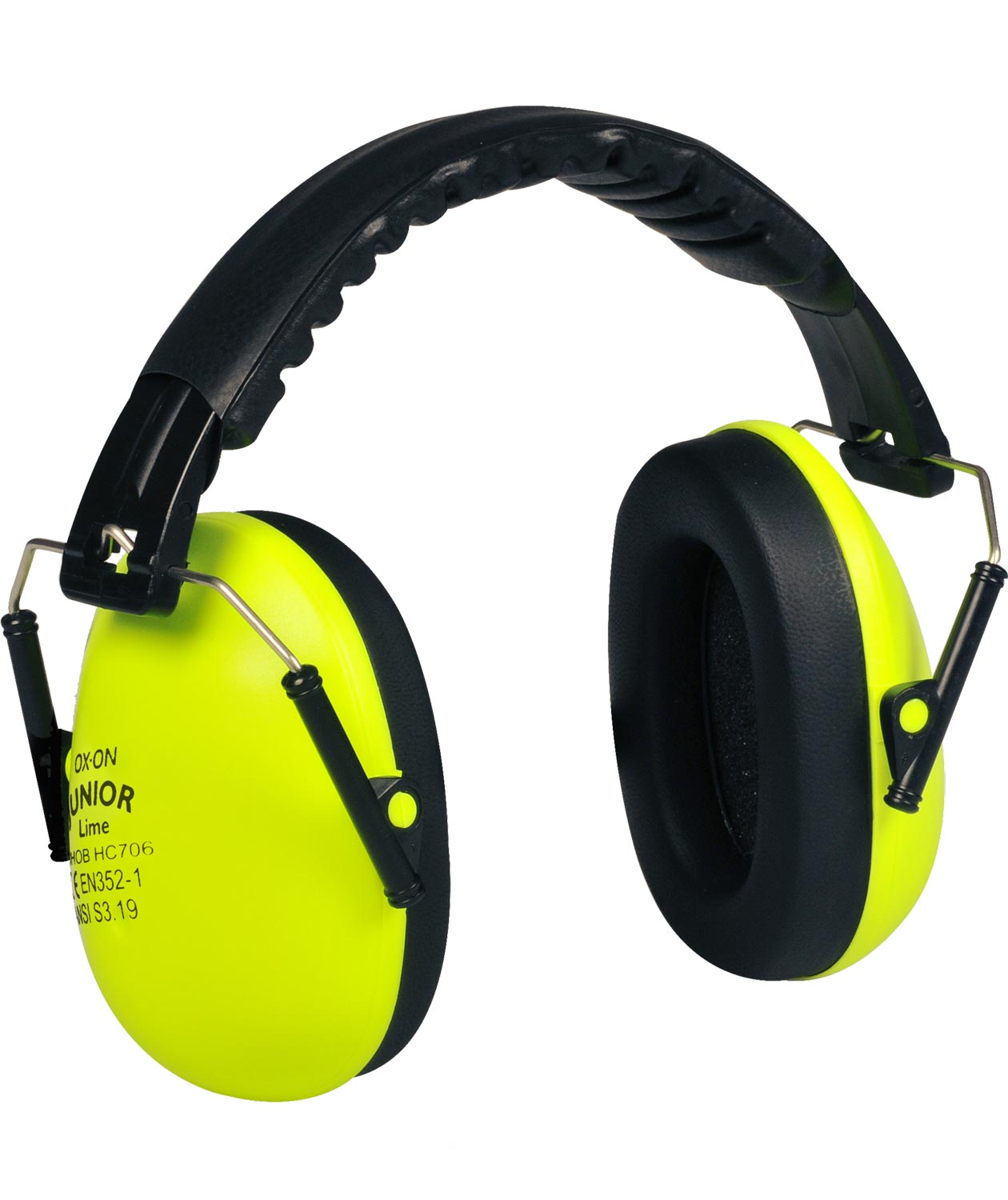 OX-ON h&ouml;rselk&aring;por till barn, Limegr&ouml;n