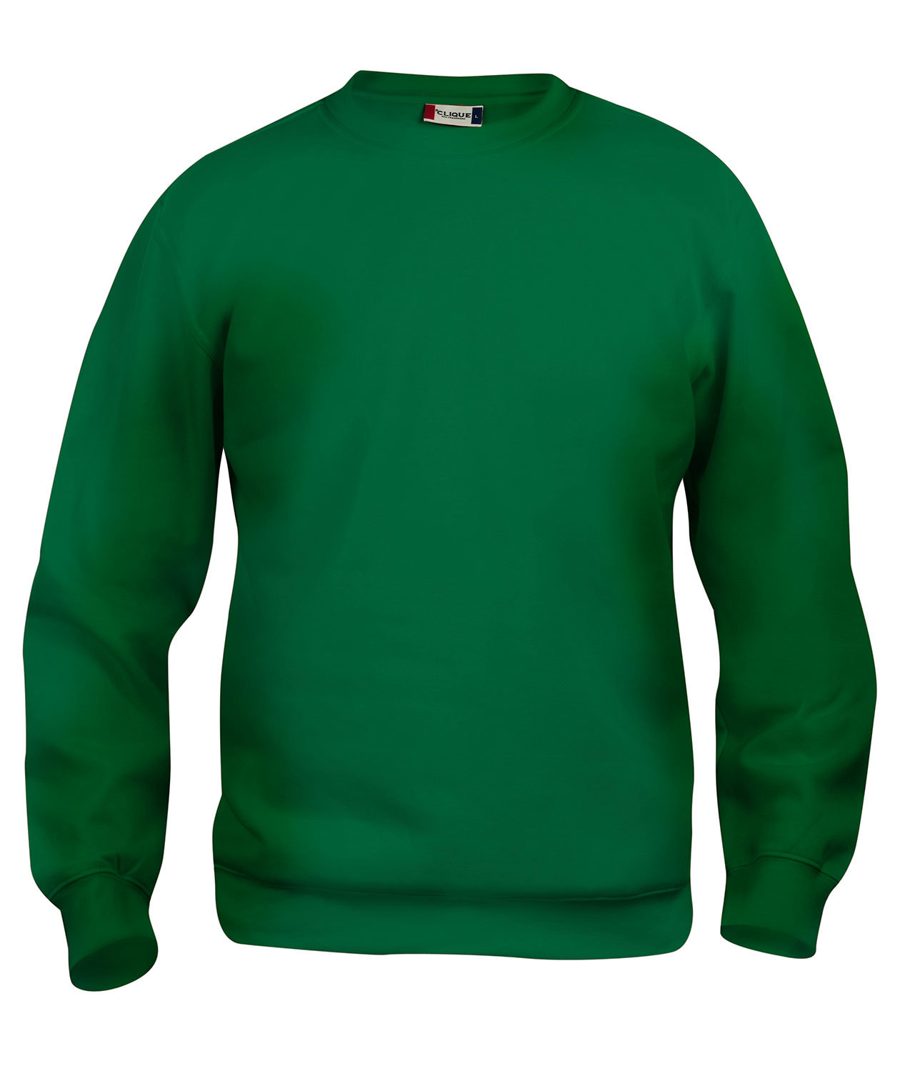 Clique Basic Roundneck sweatshirt, Flaskgr&ouml;n, Flaskgr&ouml;n, swatch