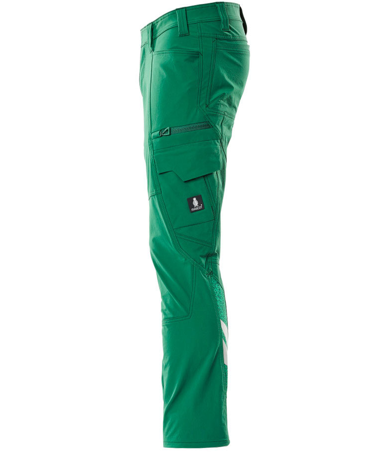 Mascot Accelerate servicebukser full stretch, Gr&oslash;n, large image number 3