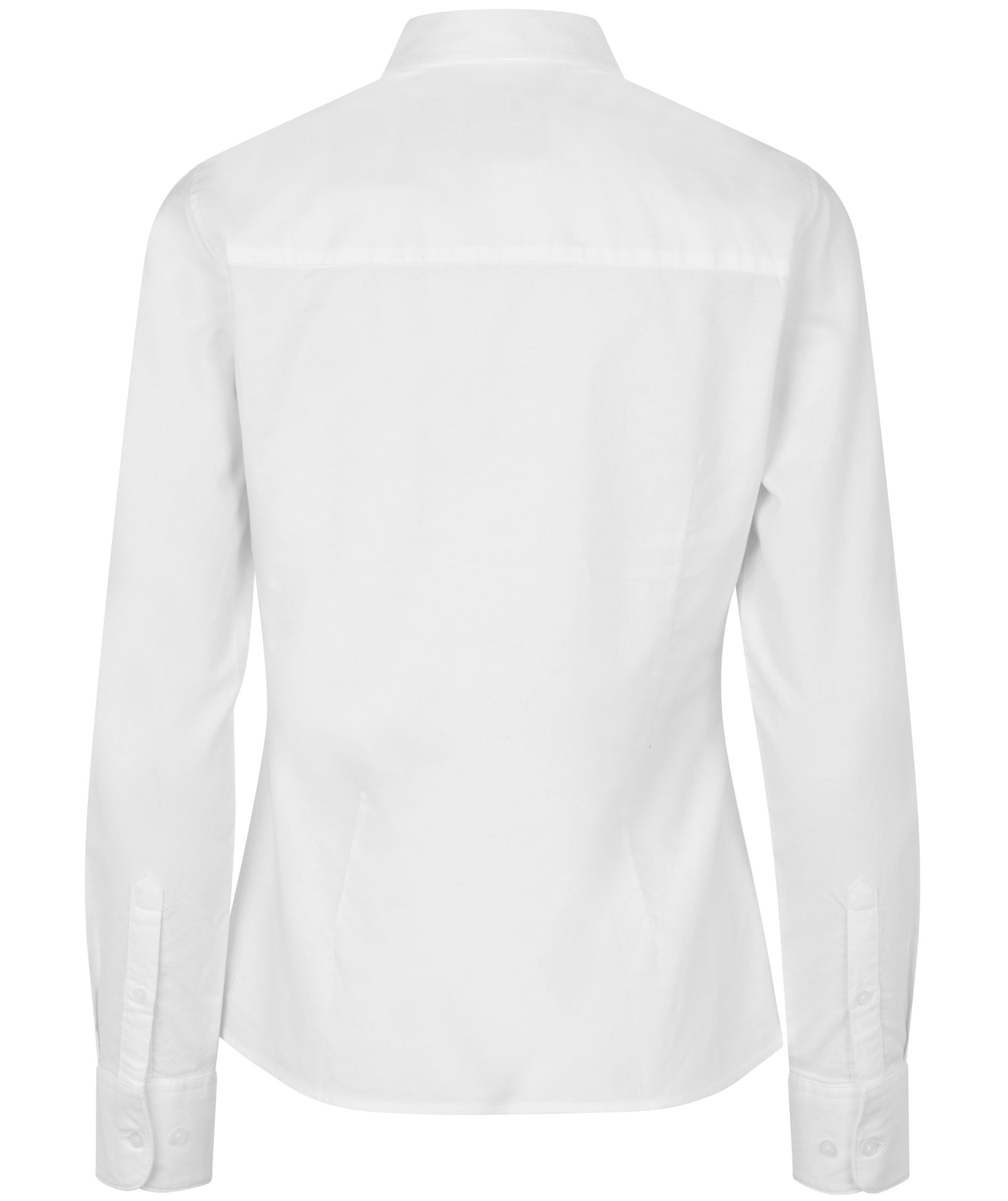 Seven Seas Oxford Modern fit dameskjorte, Hvid, large image number 1