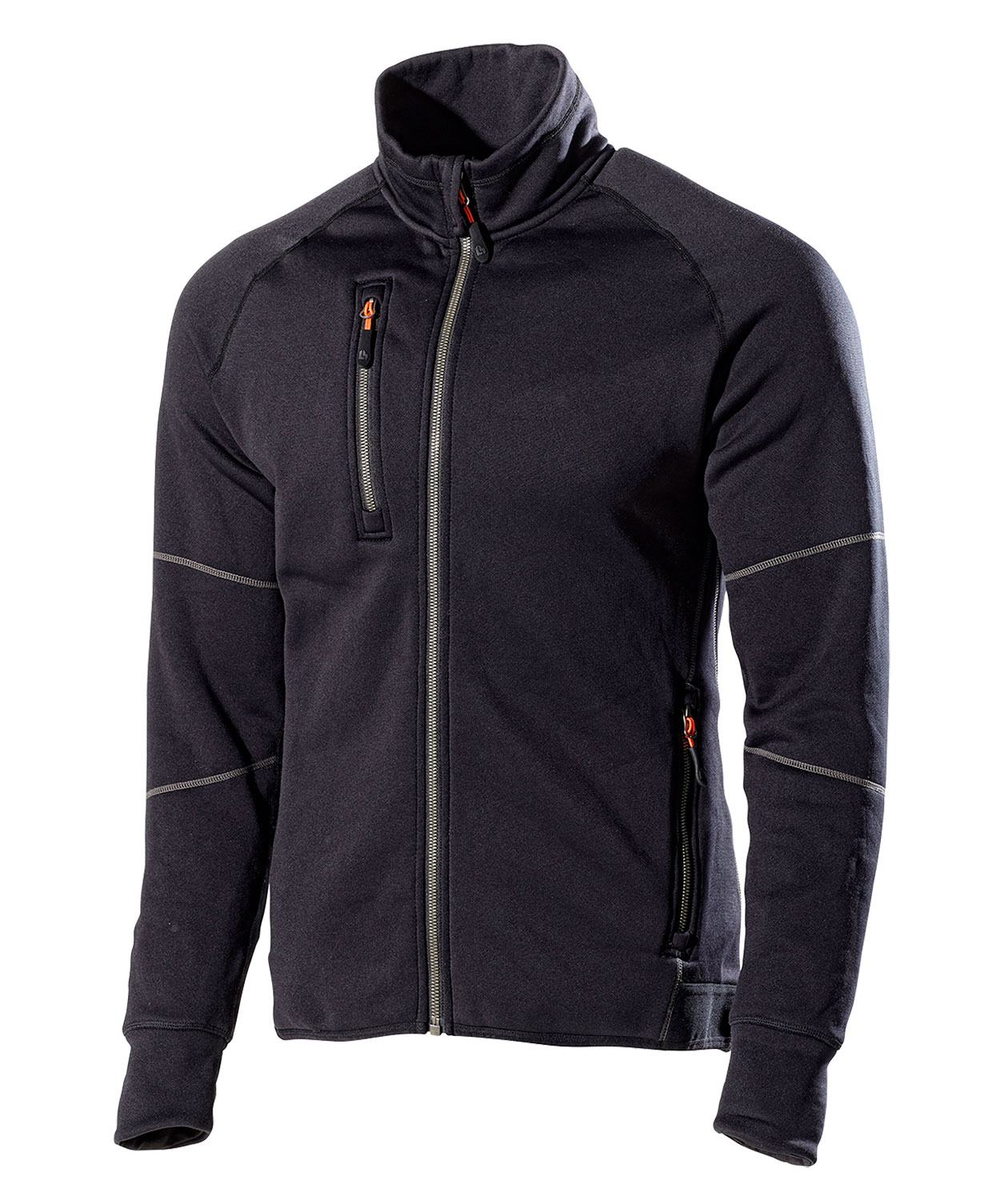 L.Brador sweatshirt 6024P full stretch, Svart