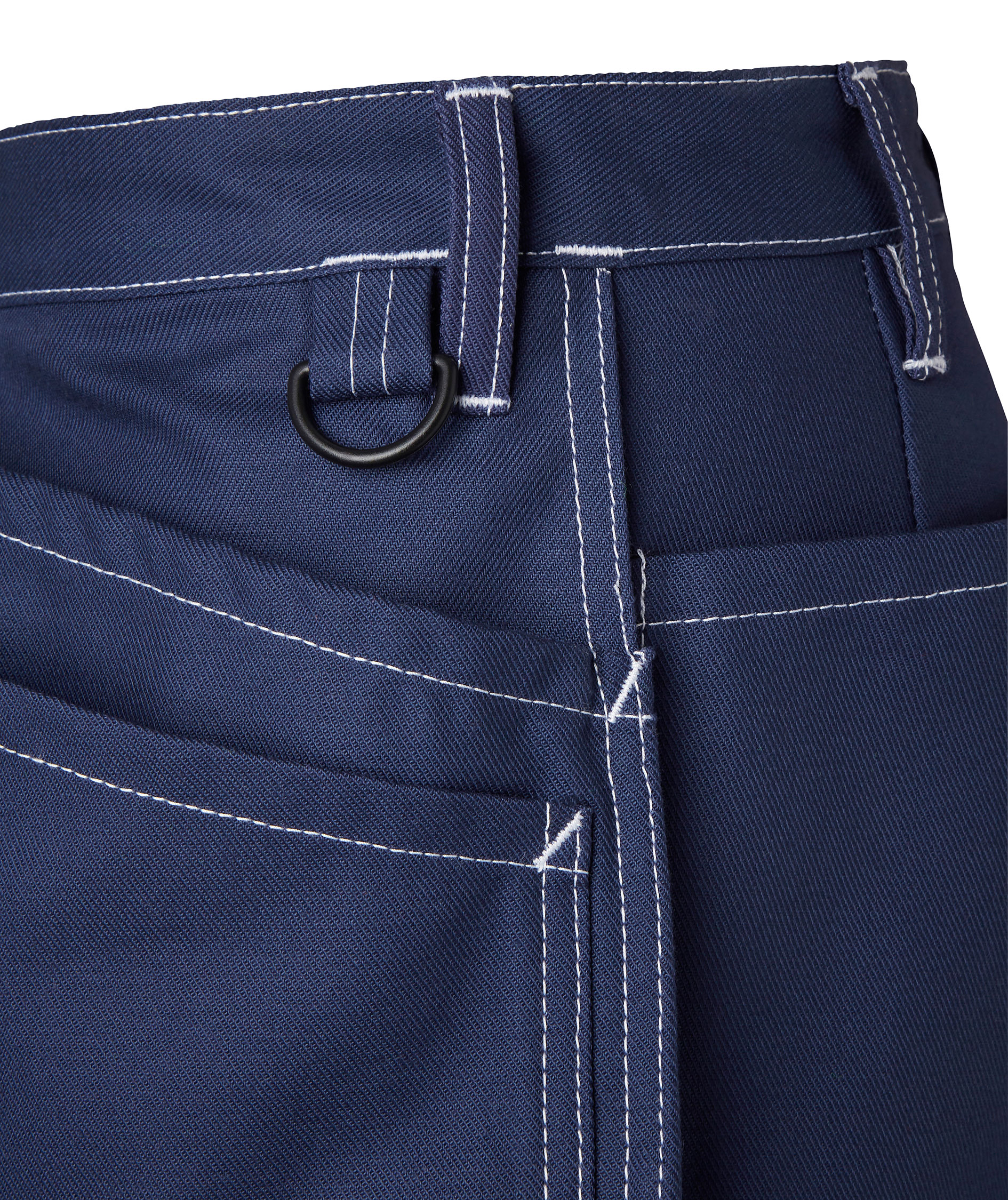 Top Swede h&aring;ndverksbukse 2515, Navy/Hi-Vis gul, large image number 4