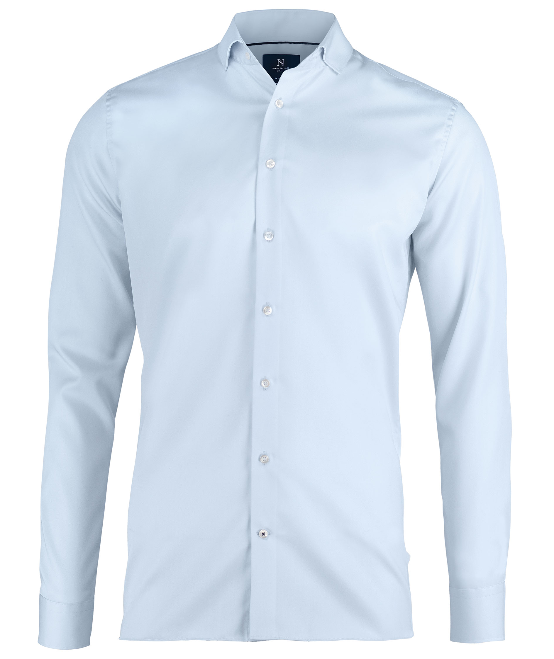 Nimbus Portland Slim fit skjorta, Ljus Bl&aring;