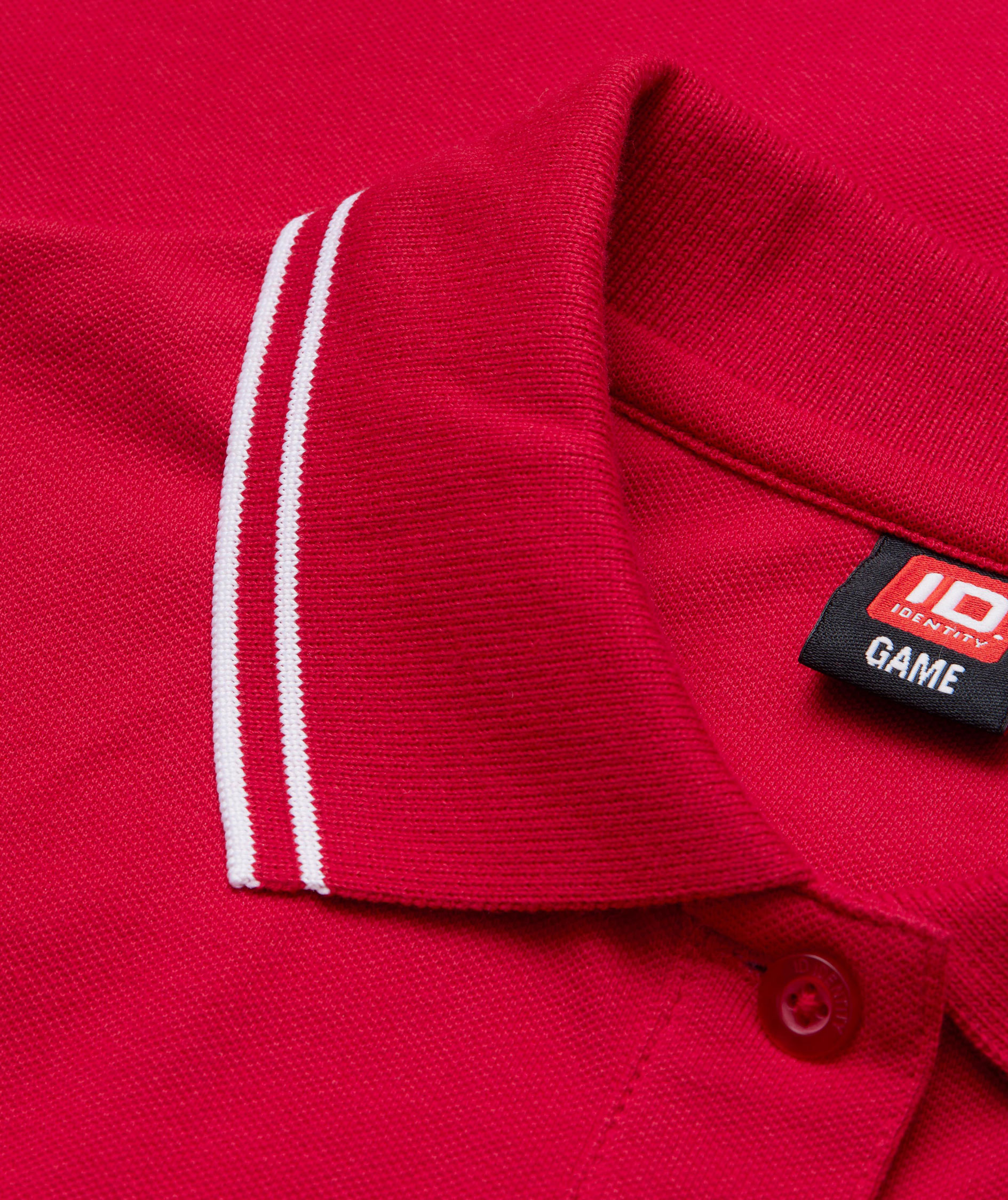 ID stretch dame polo T-shirt, R&oslash;d, large image number 3