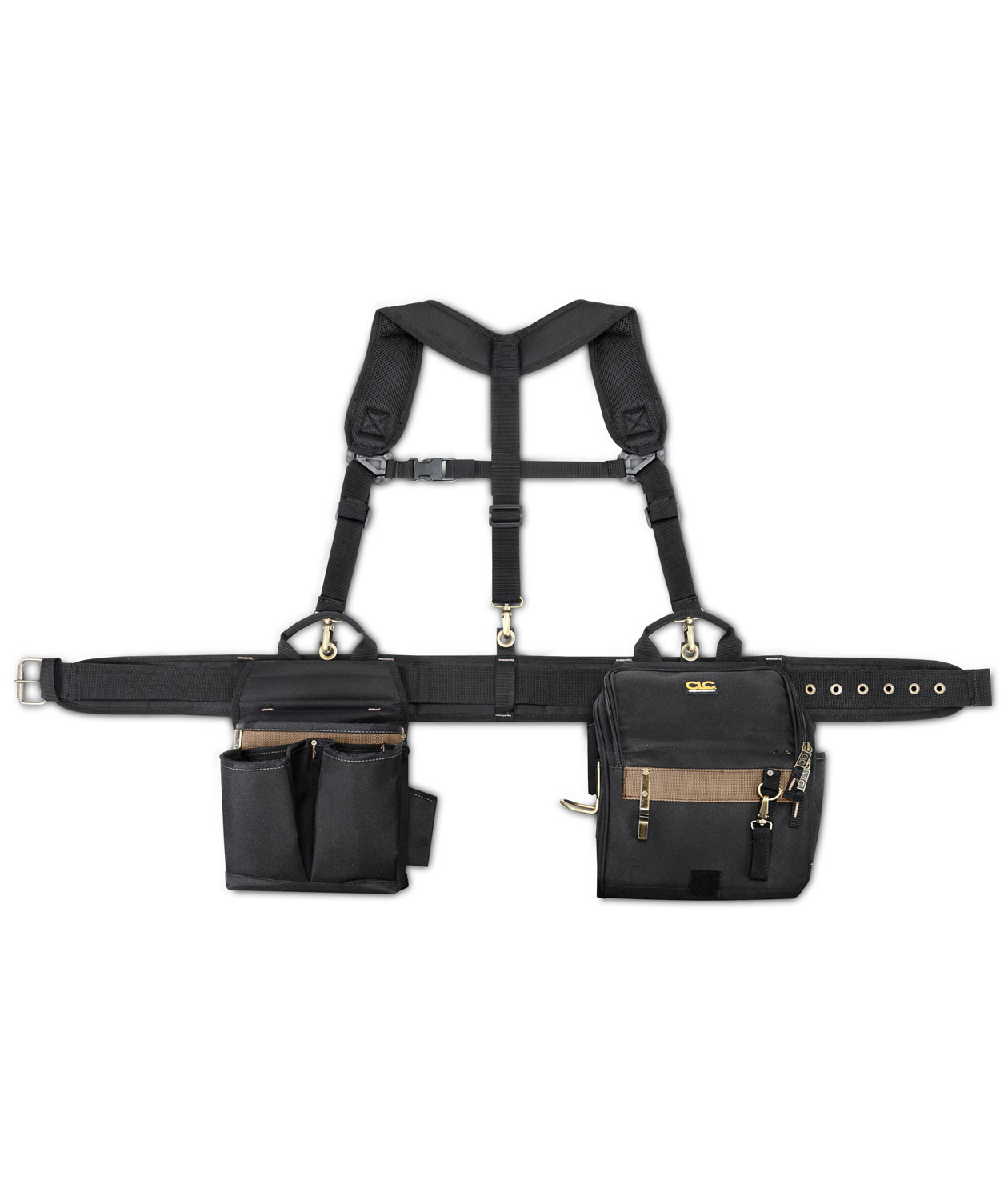 CLC Work Gear 1608 kombi elektriker v&aelig;rkt&oslash;jsb&aelig;lte, Sort