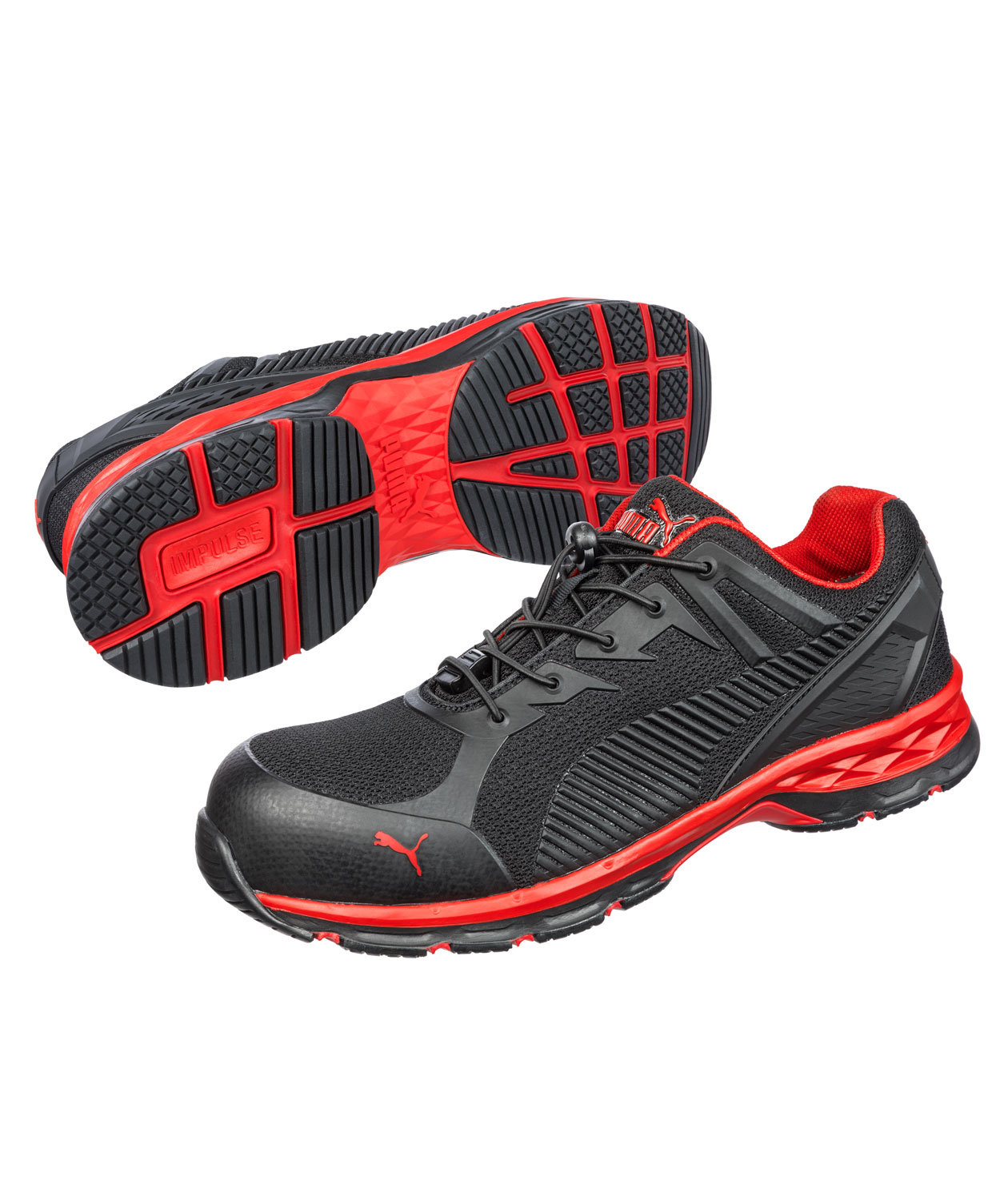 Puma Fuse Motion Red Low 2.0 safety shoes S1P, Black/Red, large image number 6