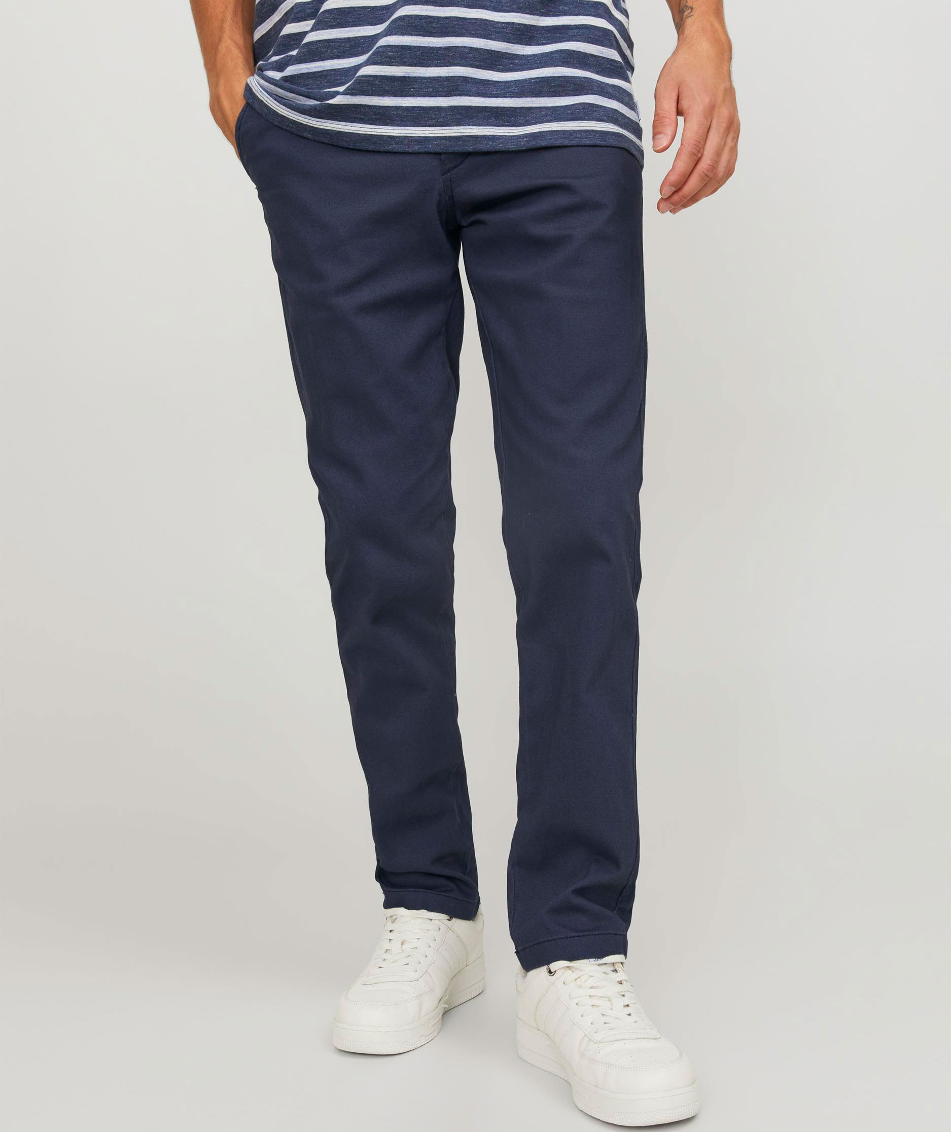 Jack & Jones JPSTMARCO JJDAVE 2-Pak Chinohose, Beige/Navy Blazer, large image number 7