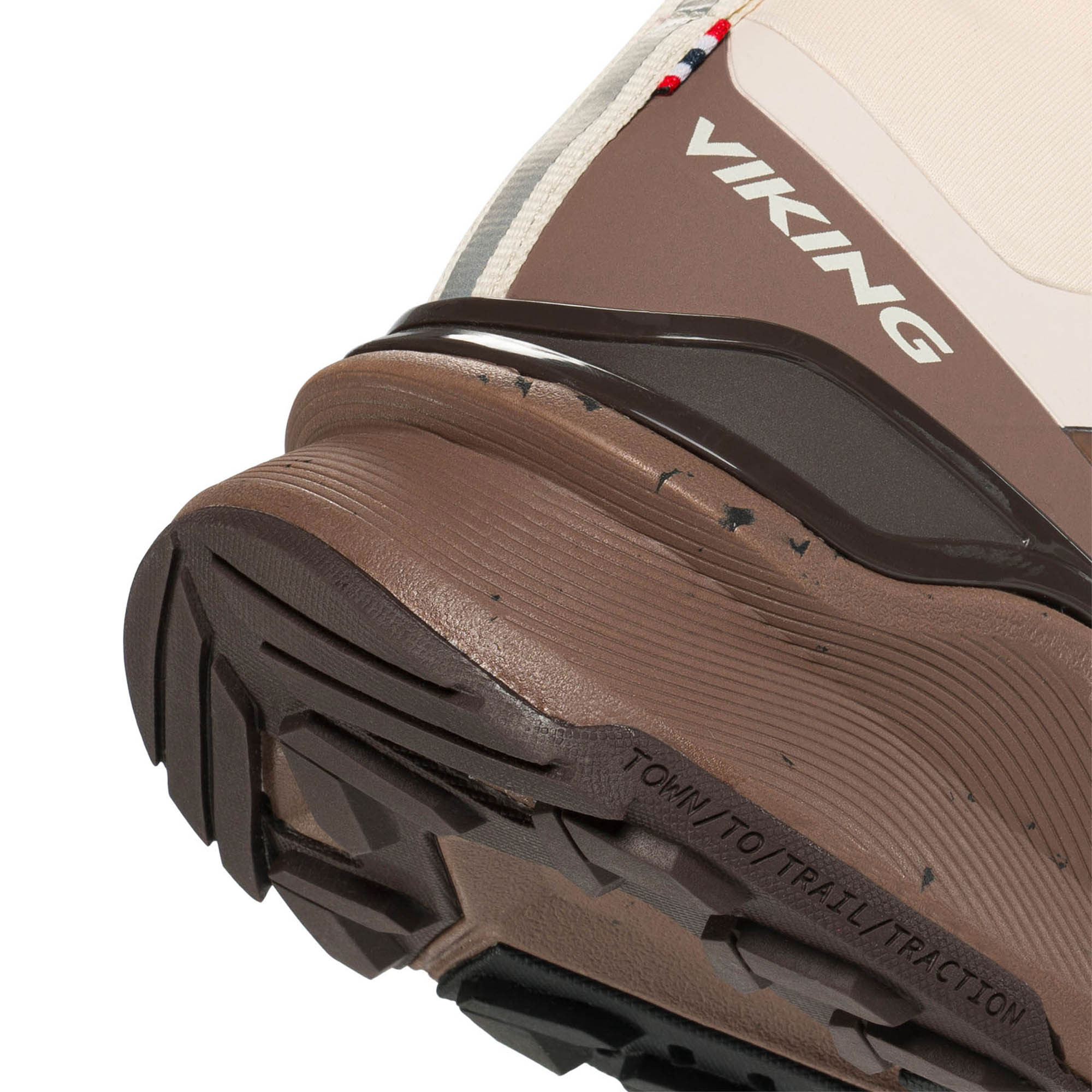 Viking Her Momentum GTX dame sneakers, Cream/Black, large image number 5