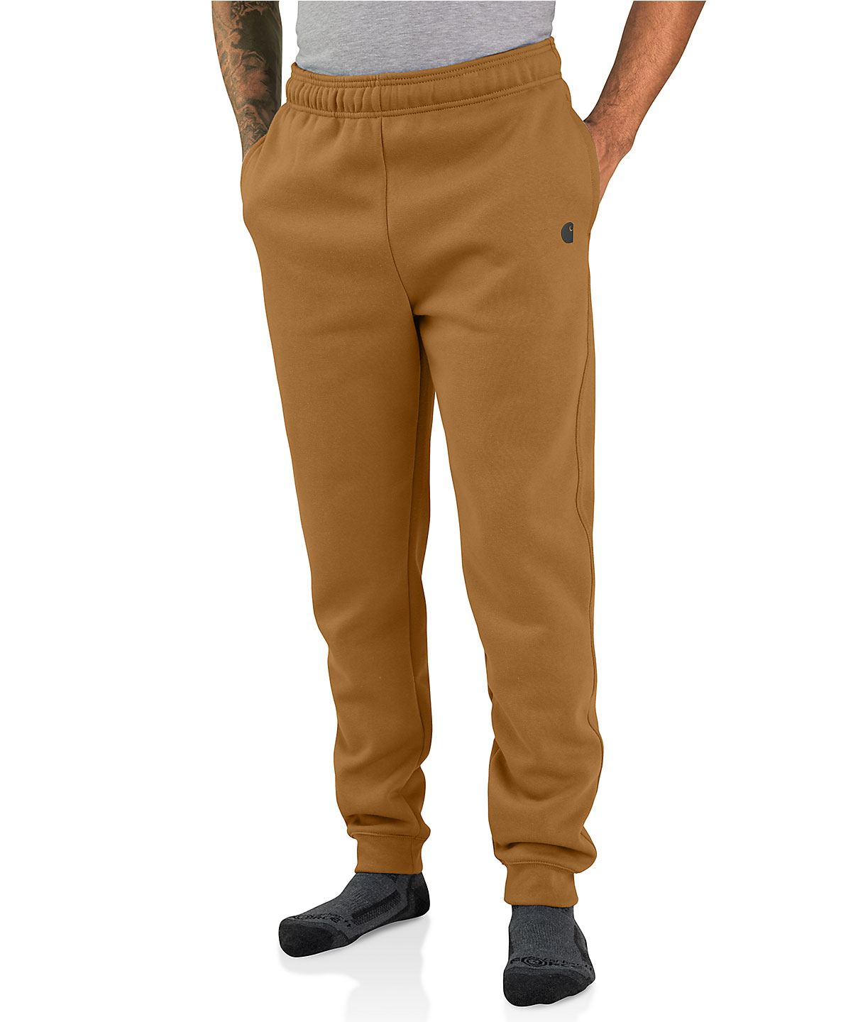 Carhartt Midweight Tapered sweatpants, Carhartt Brown