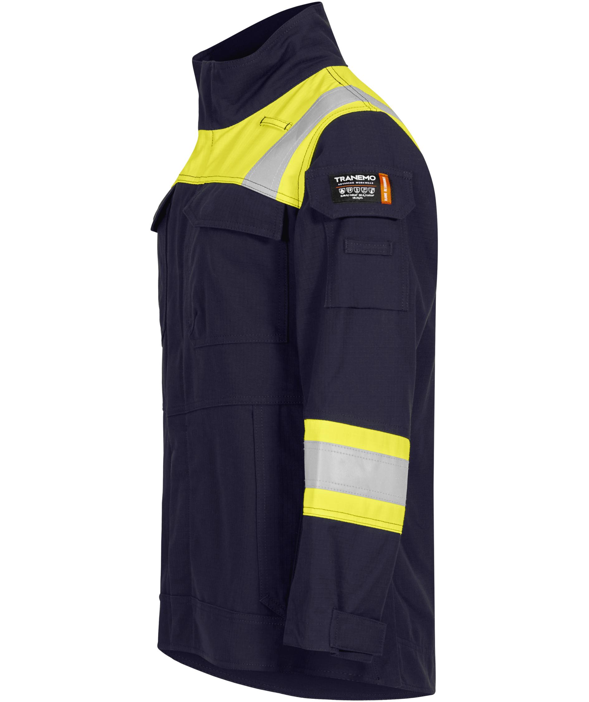 Tranemo Tera TX Damen Arbeitsjacke, Hi-Vis gelb/marine, large image number 2