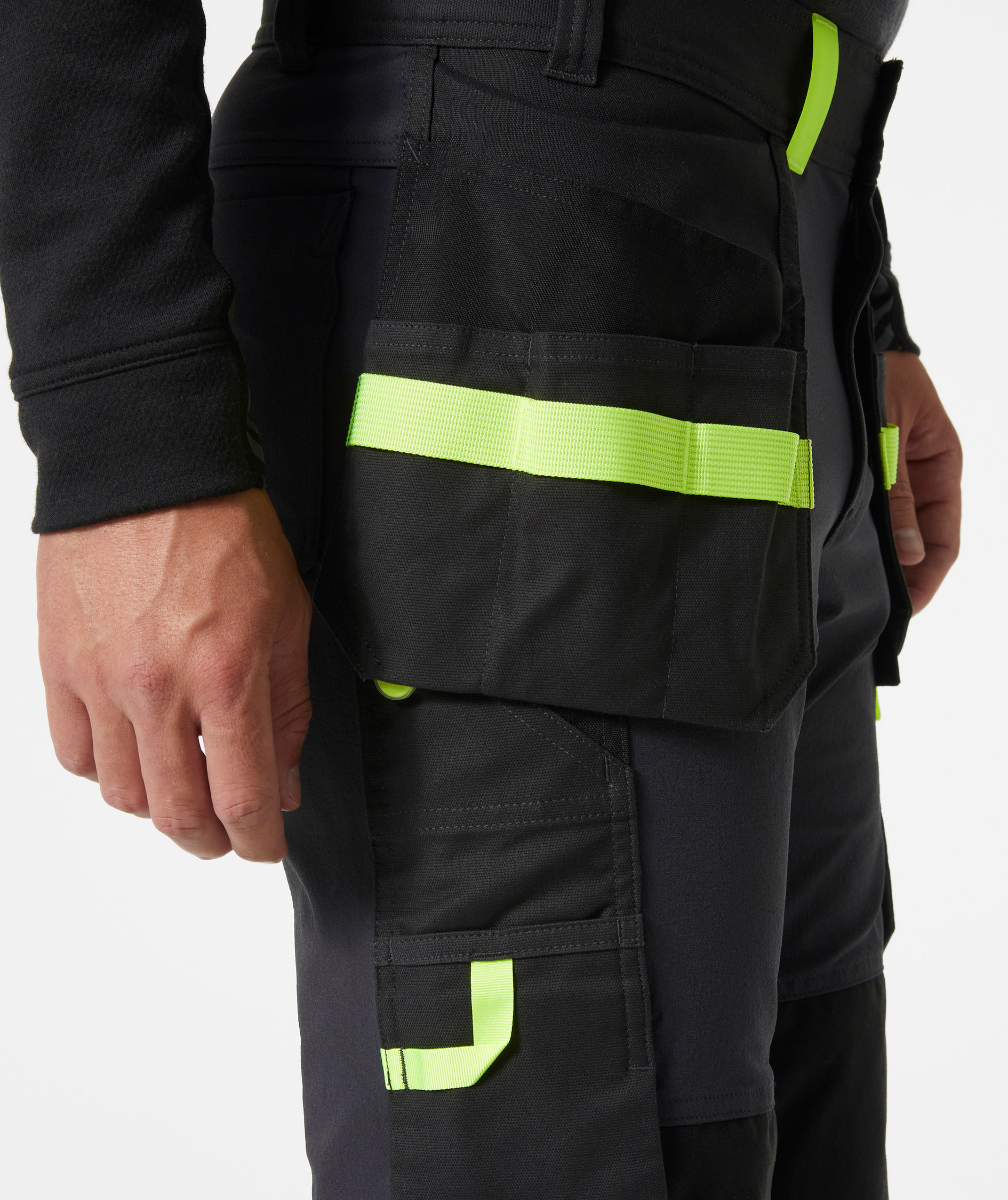 Helly Hansen Oxford 4X Handwerkerhose full stretch, Ebony/Schwarz, large image number 4