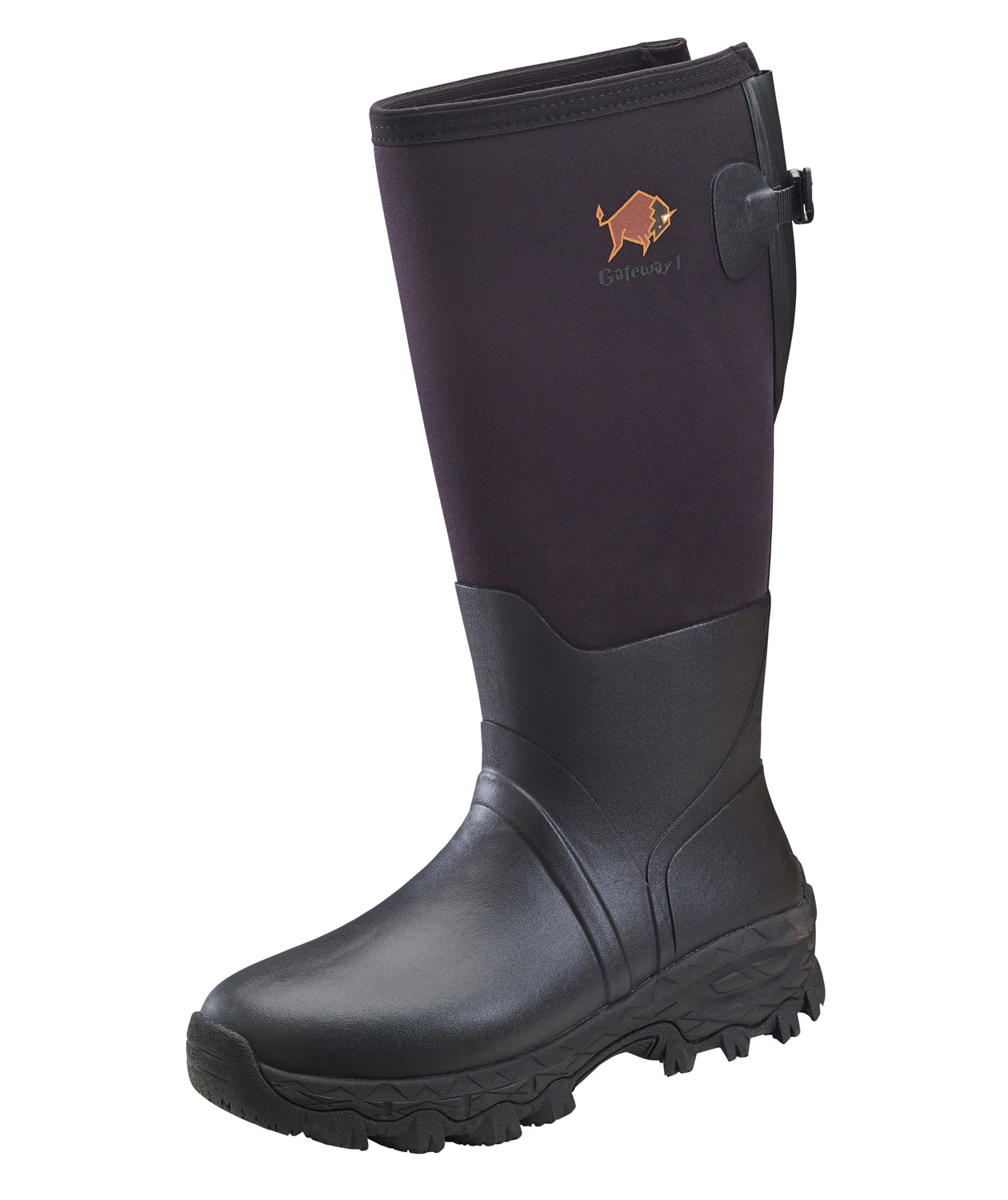 Gateway1 Woodwalker 18" 4mm gummist&oslash;vler, Black