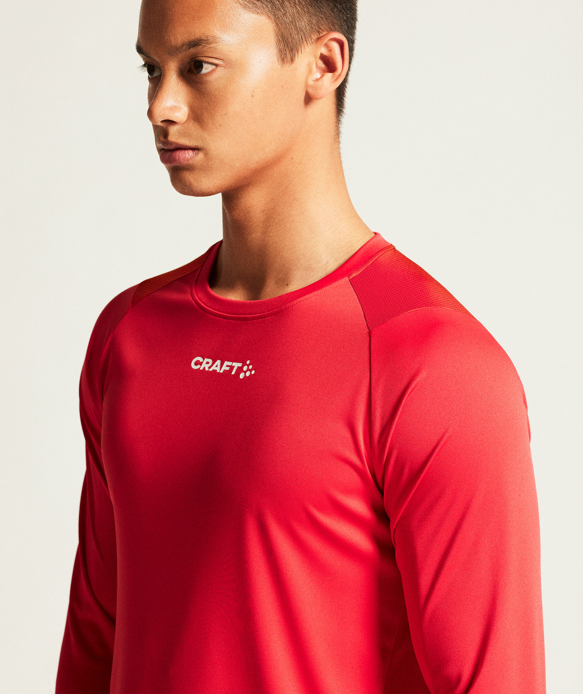 Craft Rush 2.0 l&aring;ng&auml;rmad T-shirt, Bright red, large image number 5