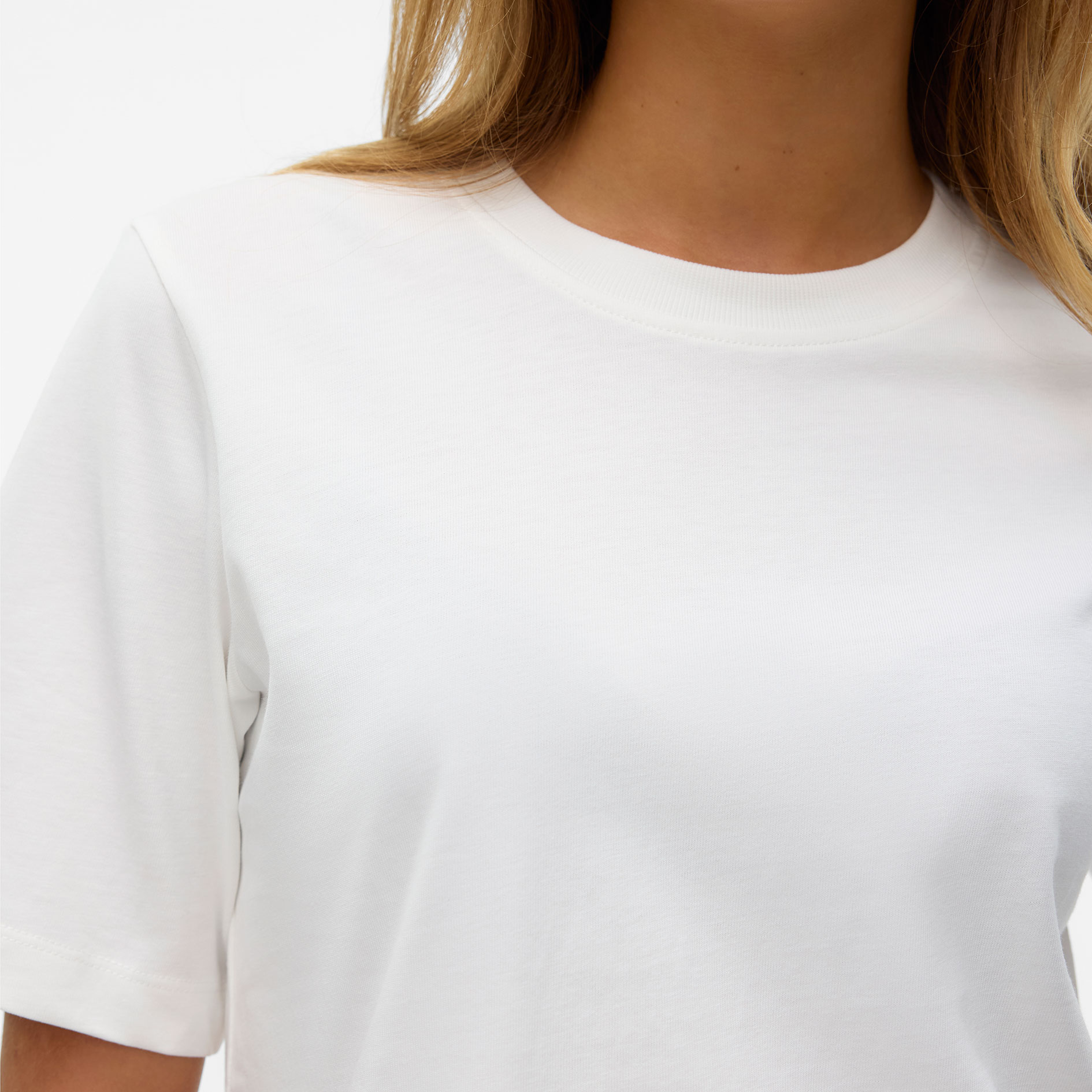 Vero Moda VMDEMI dame T-skjorte, Snow White, large image number 3