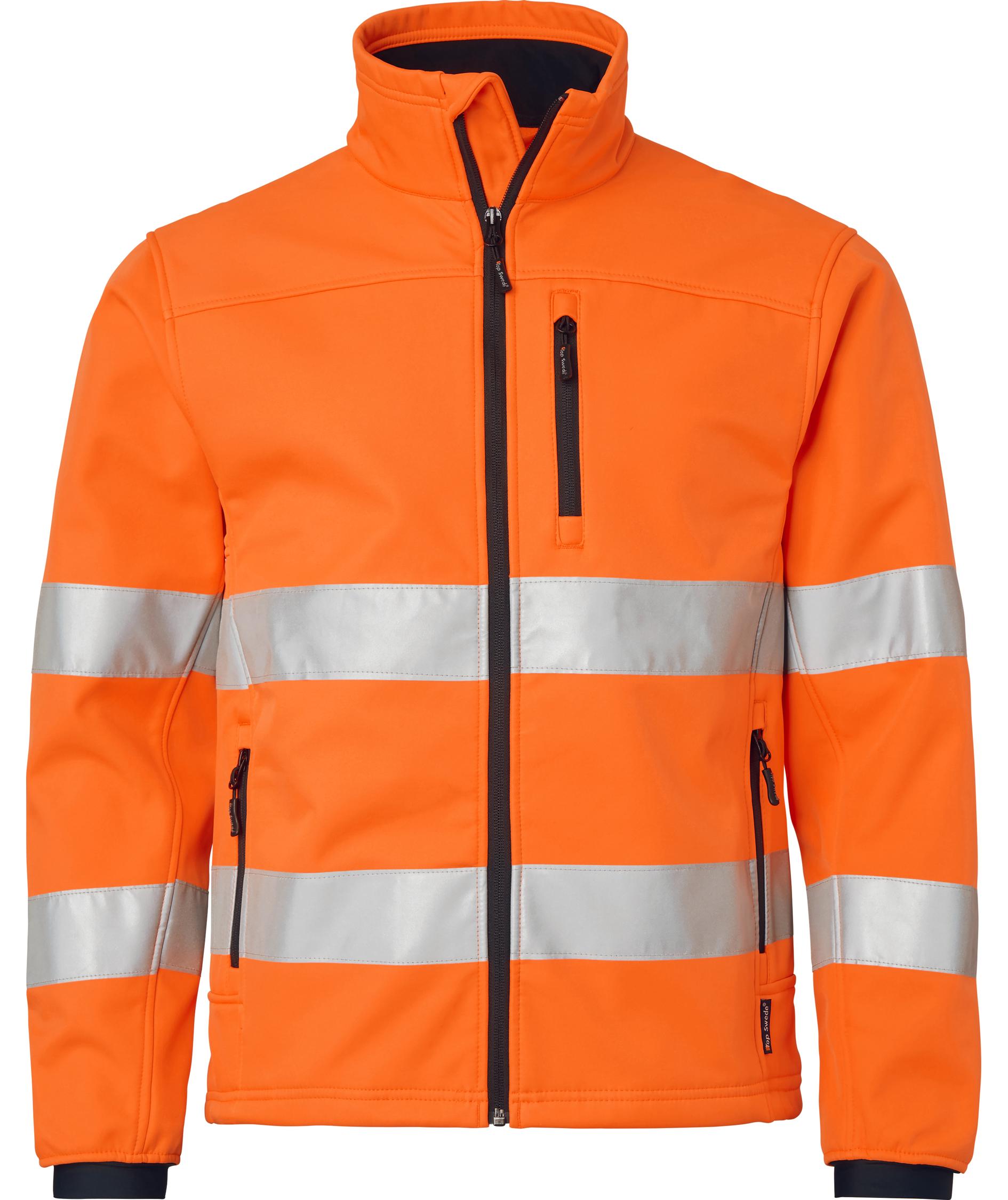 Top Swede softshelljakke 7621, Hi-vis Orange