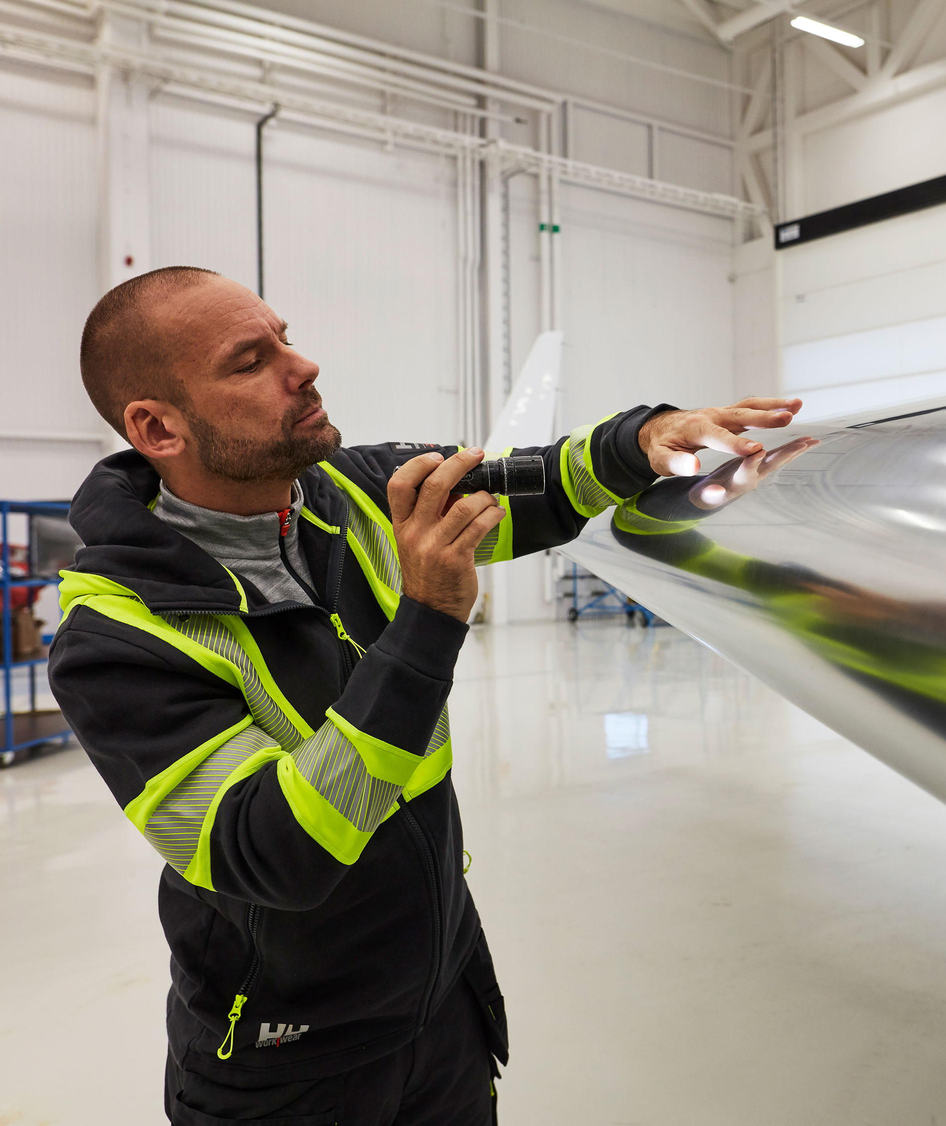 Helly Hansen ICU h&aelig;ttetr&oslash;je med lynl&aring;s, Hi-vis gul/charcoal, large image number 8