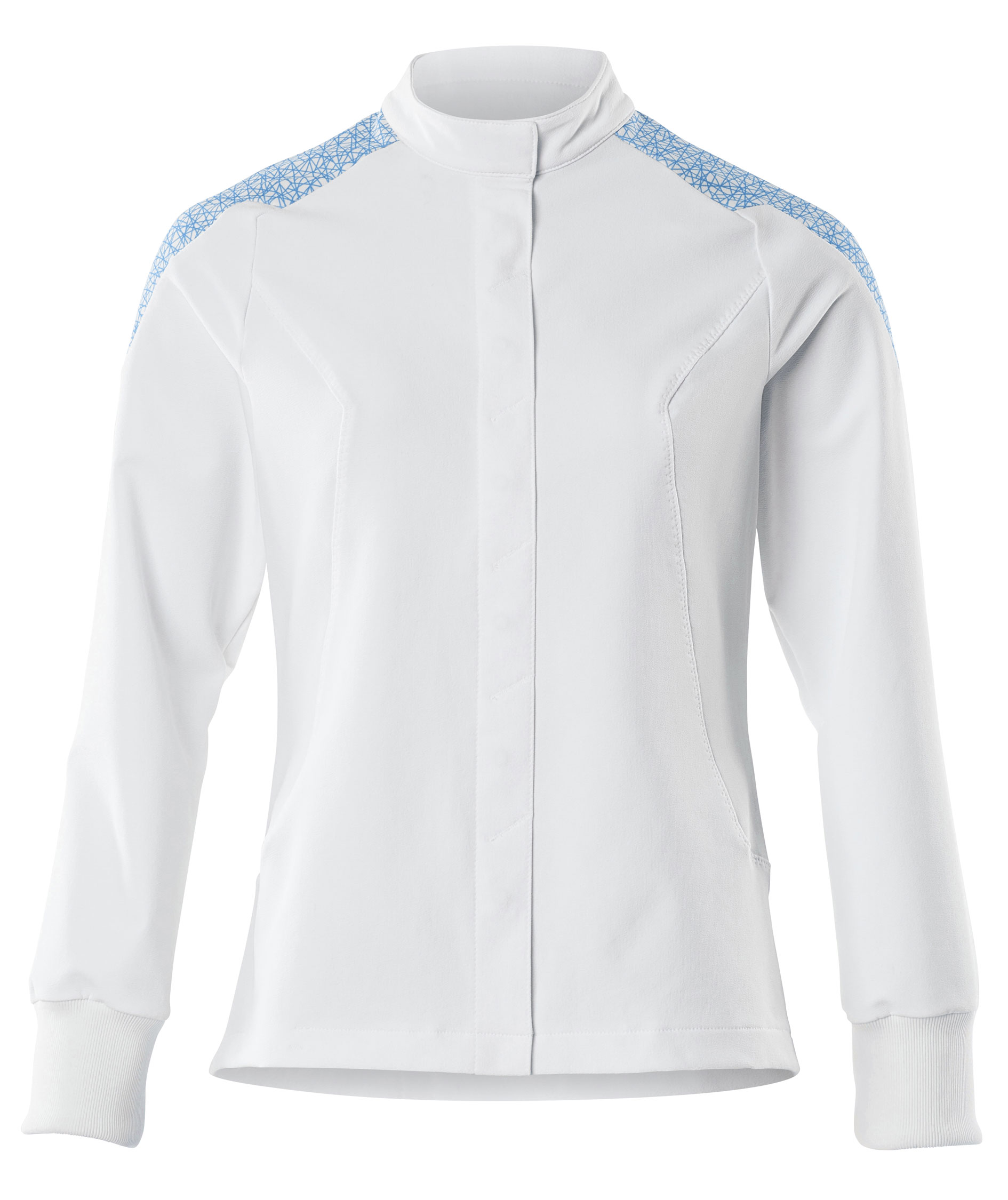 Mascot Food & Care HACCP-godkjent dame jakke, Hvit/asurbl&aring;