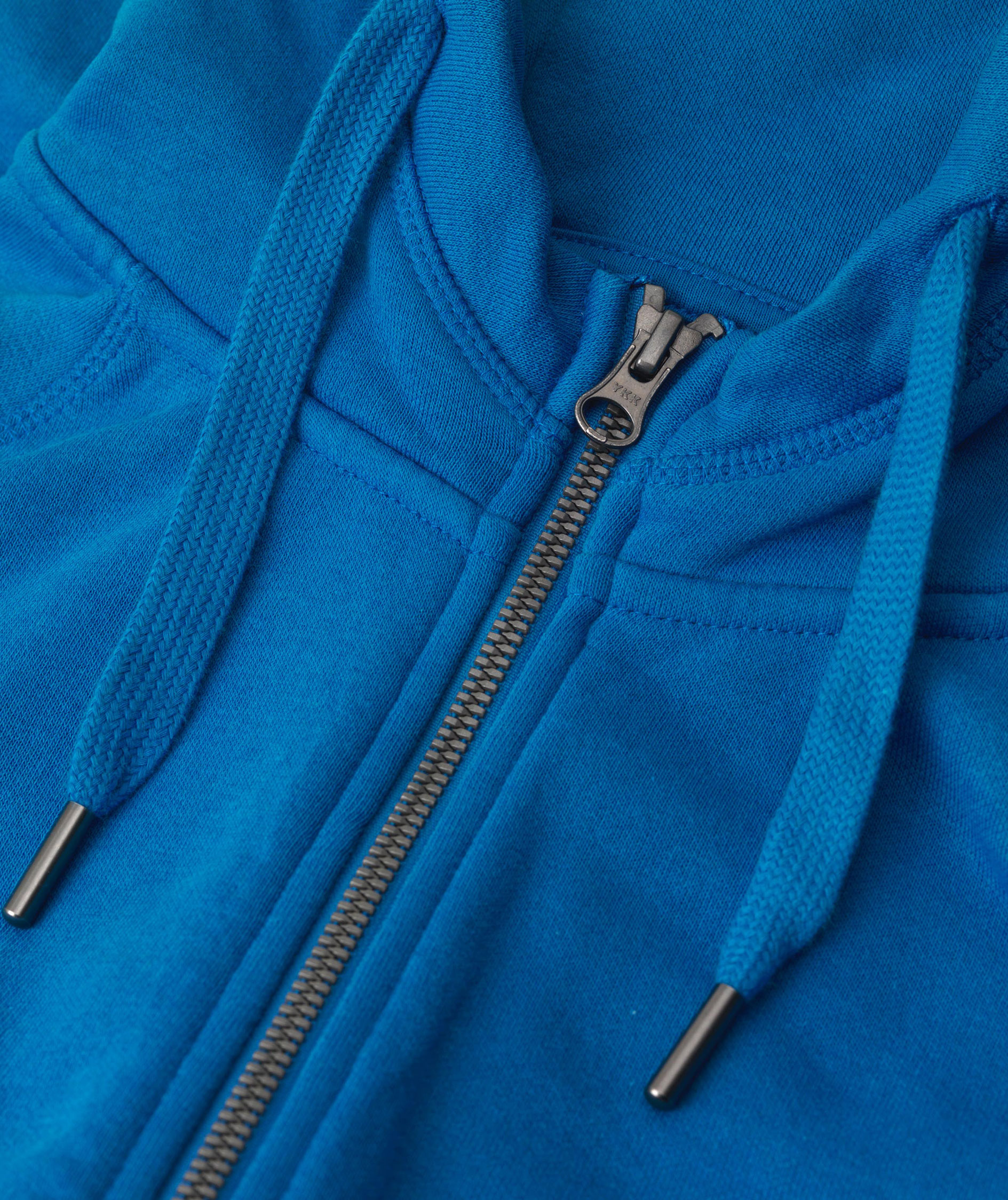 ID Core dame hettegenser med glidel&aring;s, Azure, large image number 3