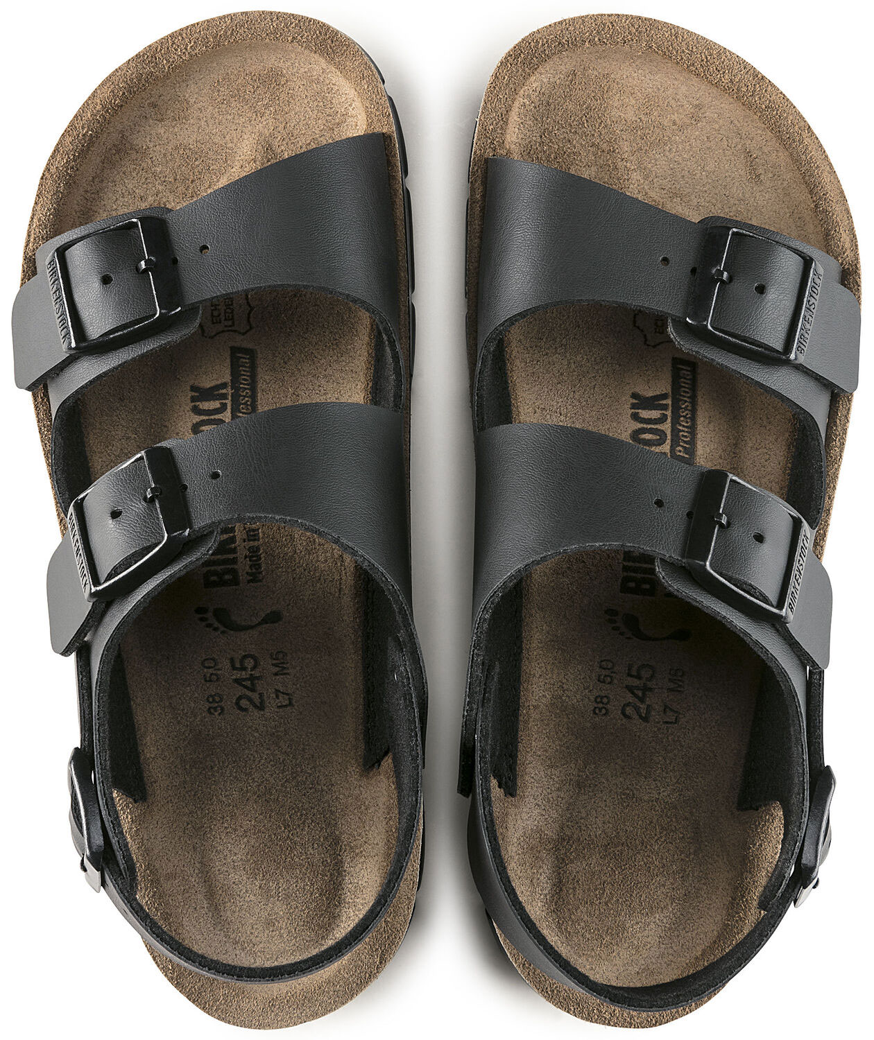 Birkenstock Kano Regular Fit sandaler, Svart, large image number 2