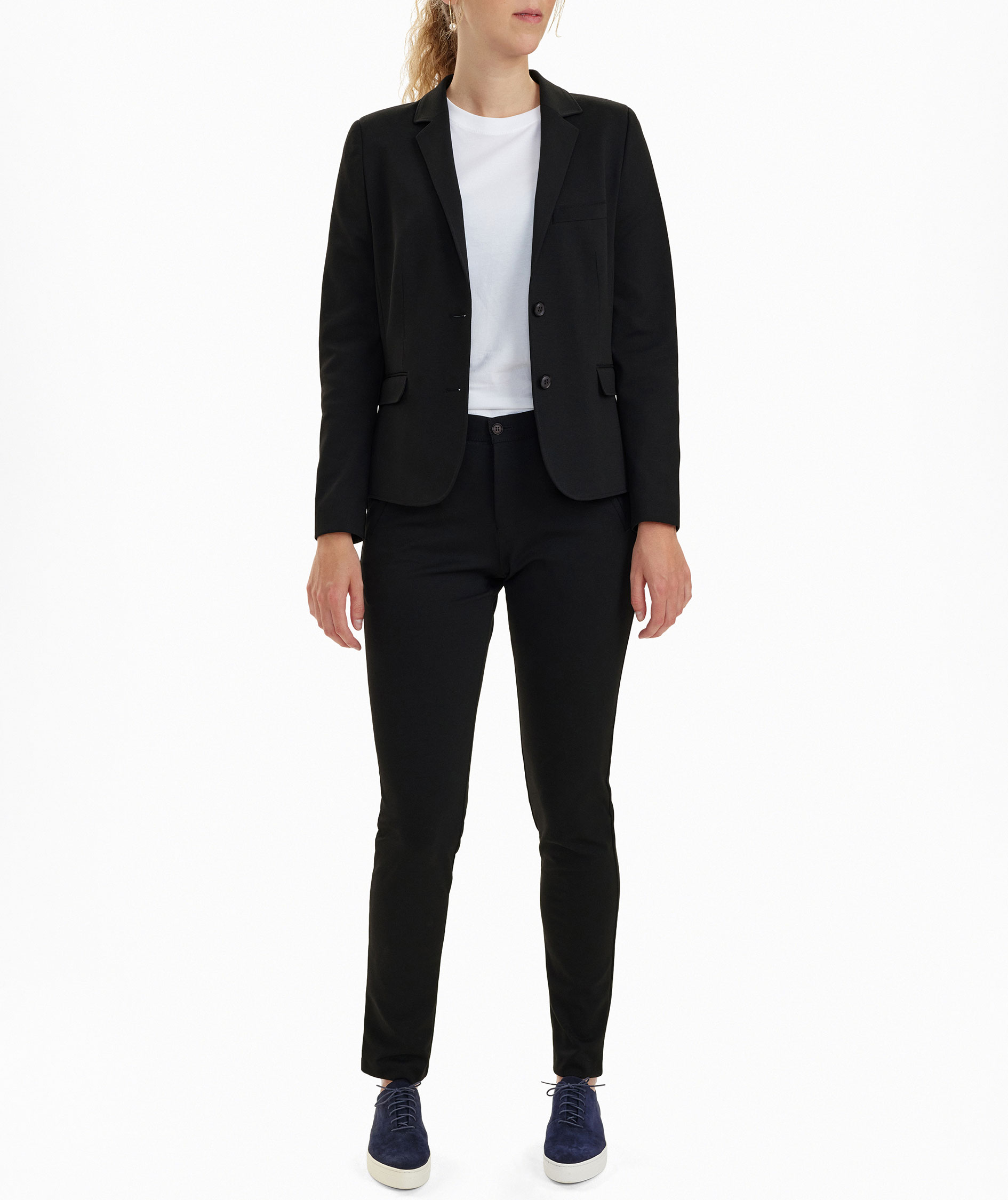 Sunwill Extreme Flexibility Fitted fit dameblazer, Svart, large image number 7