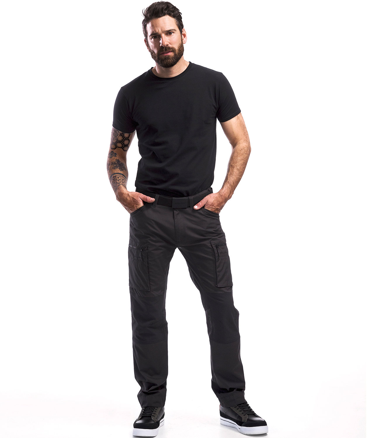 Bl&aring;kl&auml;der Unite servicebukse, Antrasittgr&aring;/Svart