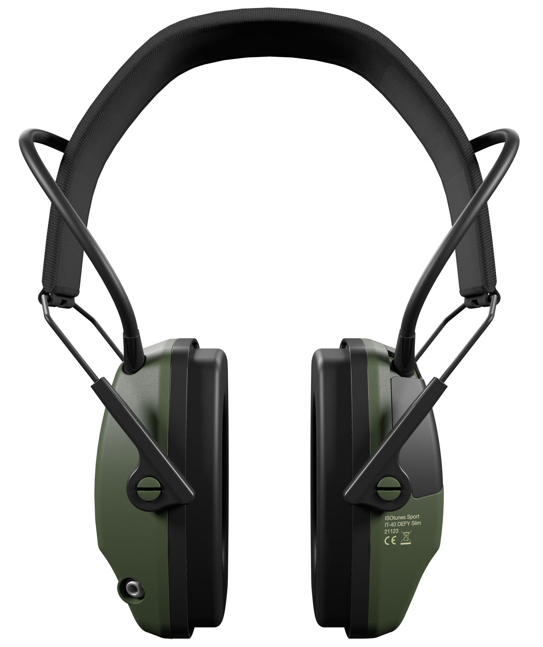 ISOtunes Sport DEFY Slim Basic h&oslash;rev&aelig;rn, Sort/Gr&oslash;n