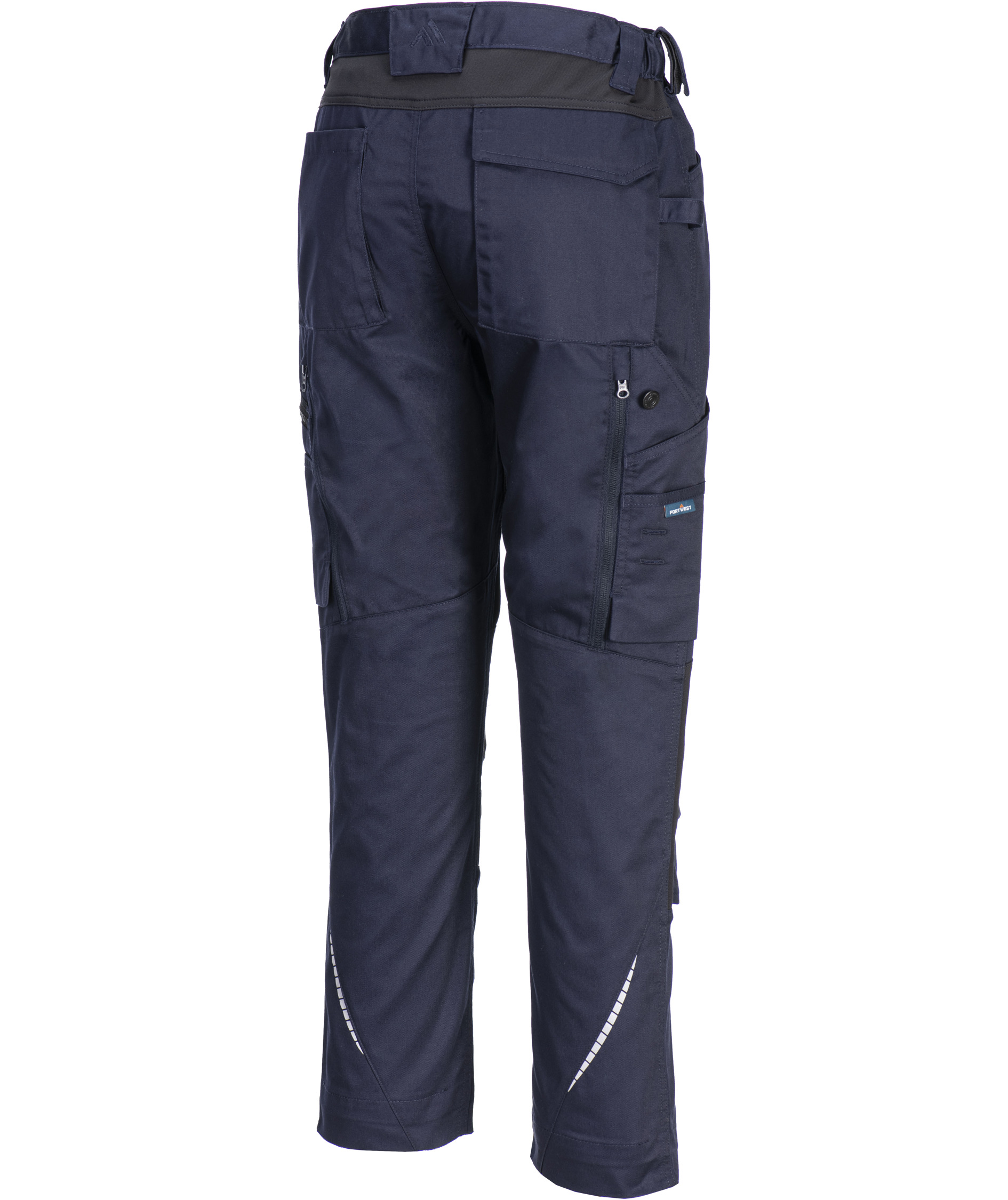 Portwest WX2 Eco arbetsbyxa, M&ouml;rk Marinbl&aring;, large image number 3