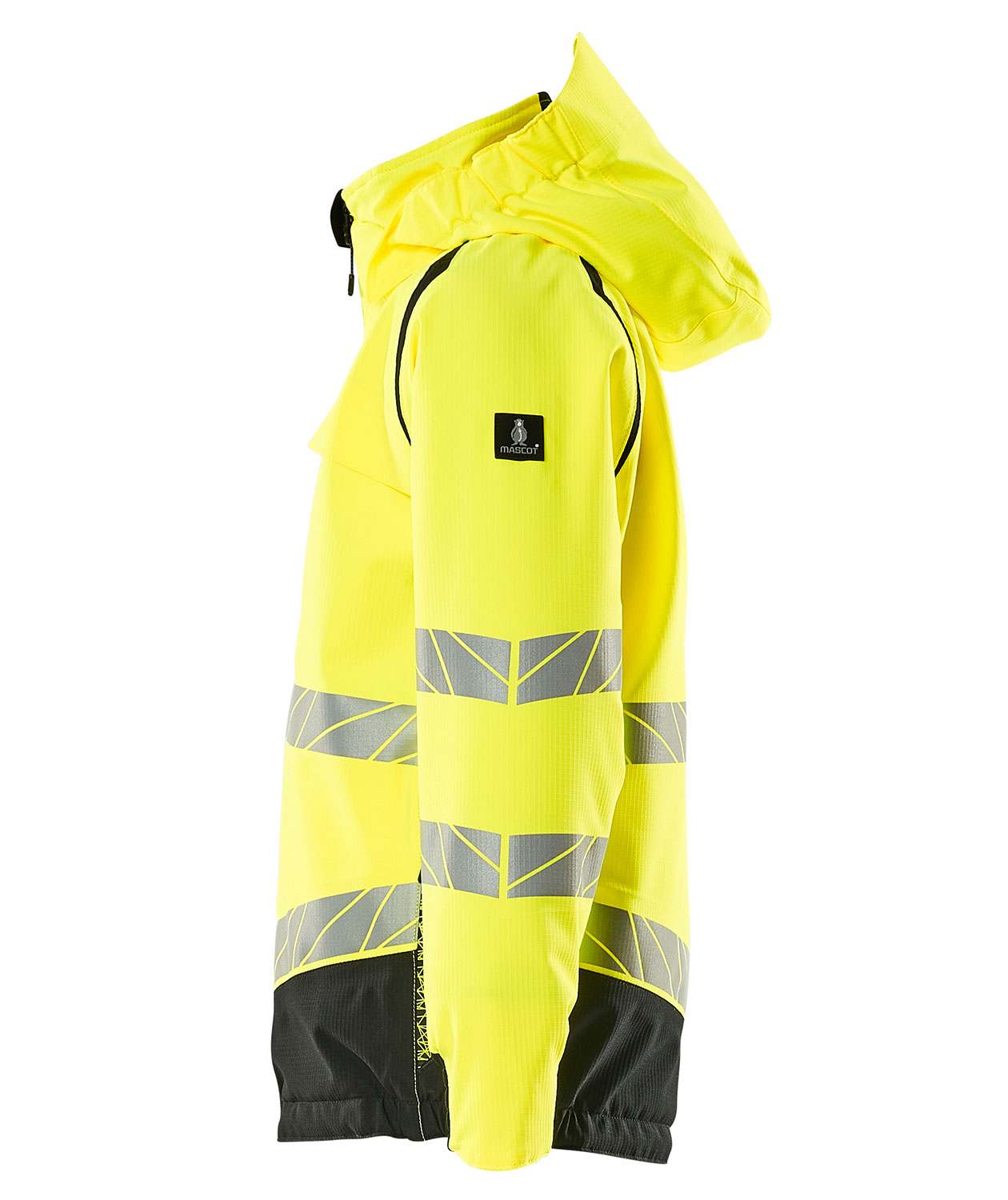 Mascot Accelerate Safe winter jacket for kids, Hi-vis Yellow/Black, large image number 4