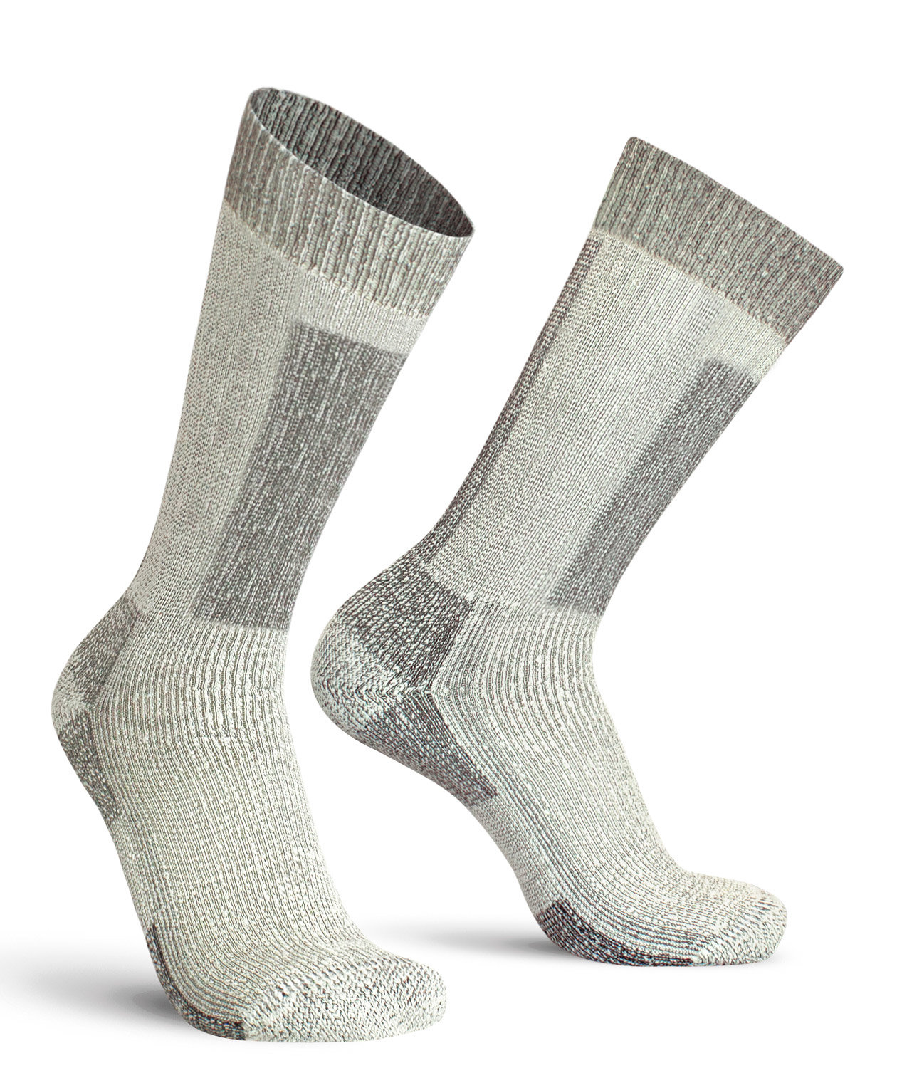 Worik Merino Heavy strumpor med merino ull, Ljusgr&aring; fl&auml;ckig